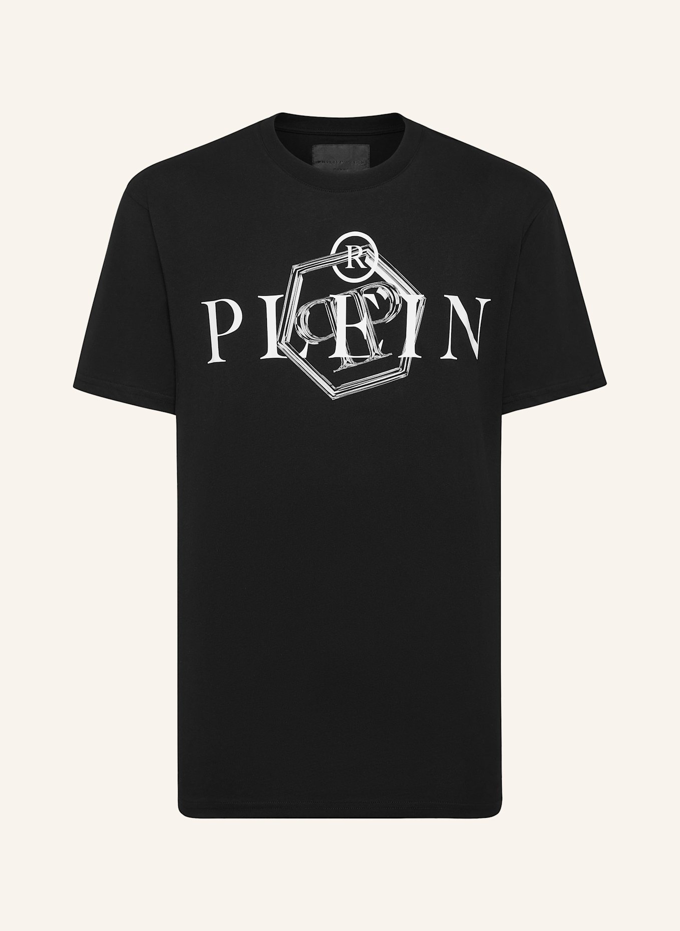PHILIPP PLEIN T-Shirt Rundhalsausschnitt: SCHWARZ