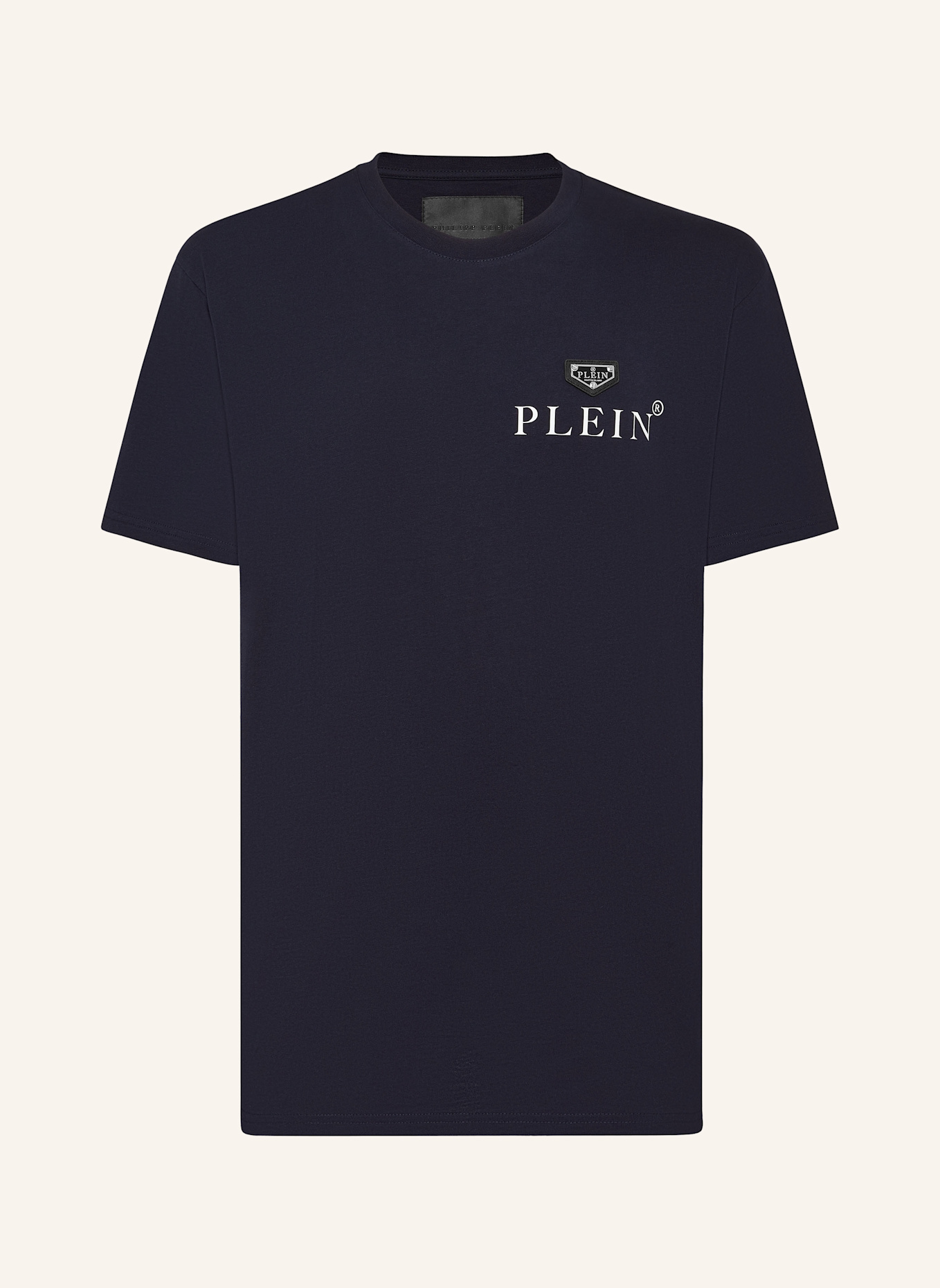 PHILIPP PLEIN T-Shirt Rundhalsausschnitt: DUNKELBLAU