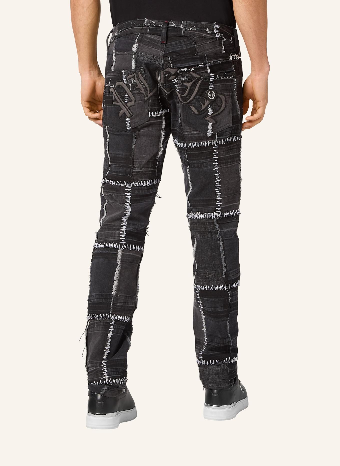PHILIPP PLEIN Jeans Gerader Schnitt: GRAU