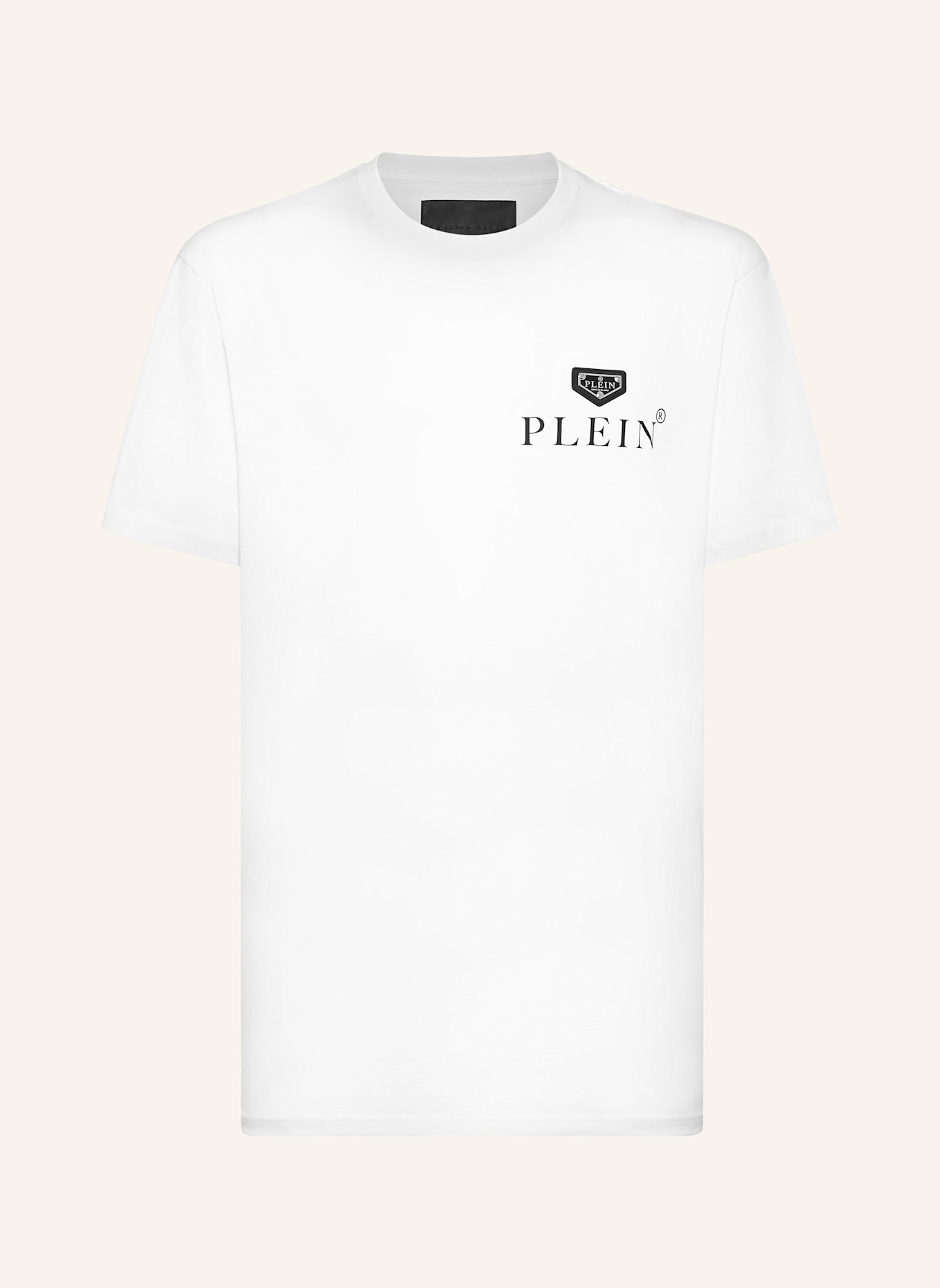 PHILIPP PLEIN T-Shirt Rundhalsausschnitt: WEISS