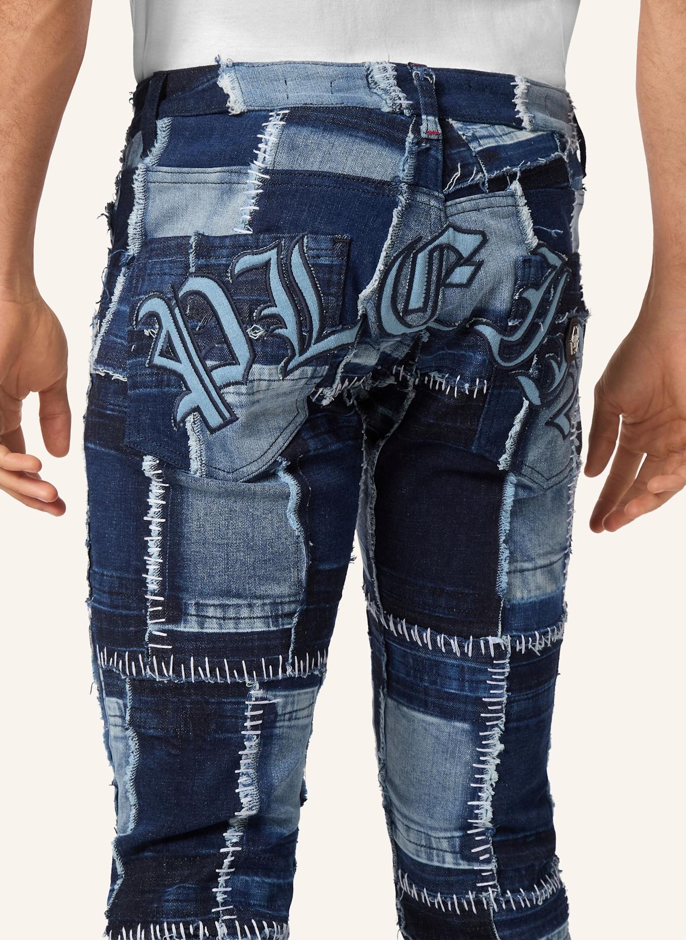 PHILIPP PLEIN Jeans Gerader Schnitt: BLAU