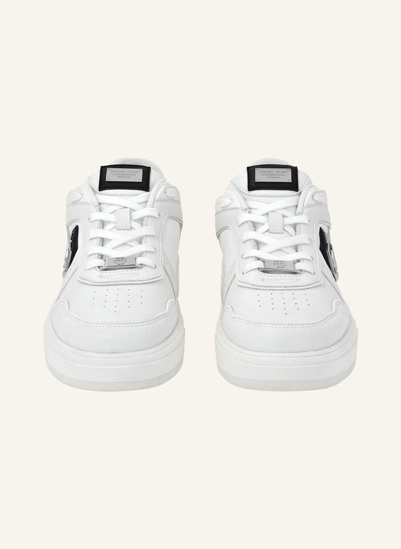 PHILIPP PLEIN Low-Top Turnschuhe PREDATOR: WEISS