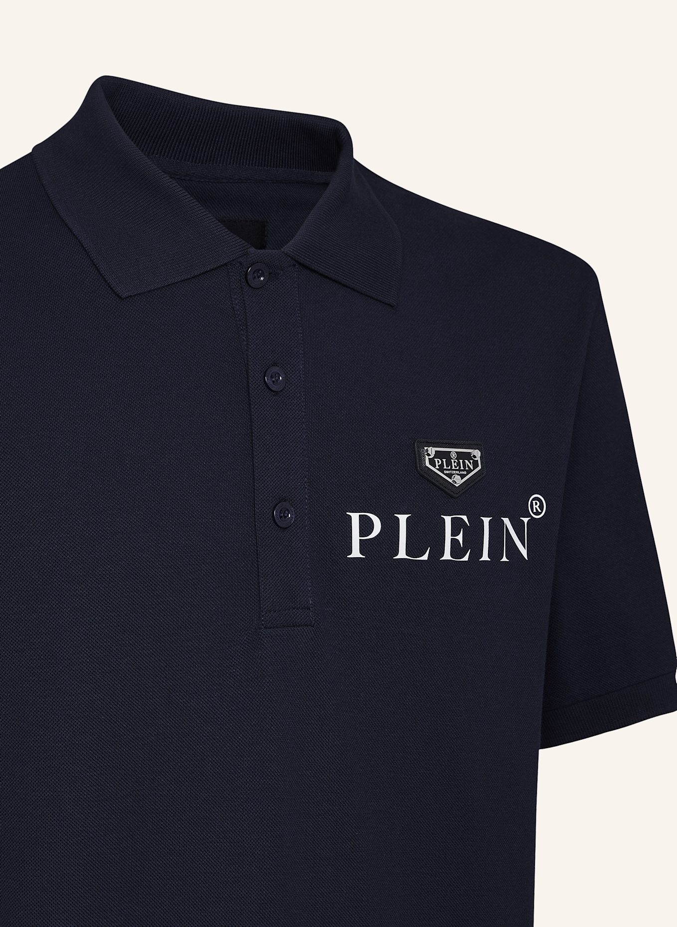 PHILIPP PLEIN Polohemd ICONIC PLEIN: DUNKELBLAU