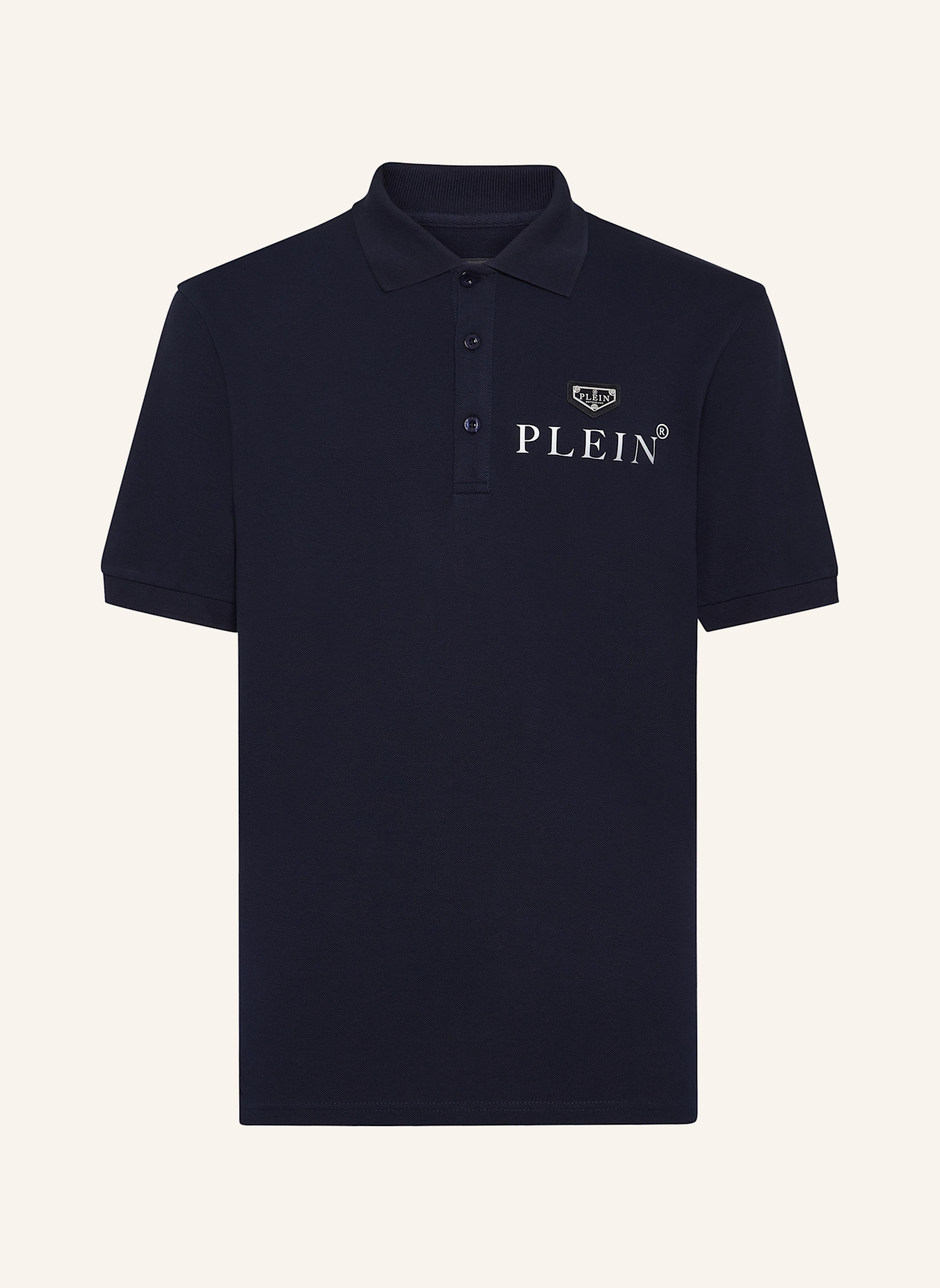 PHILIPP PLEIN Polohemd ICONIC PLEIN: DUNKELBLAU
