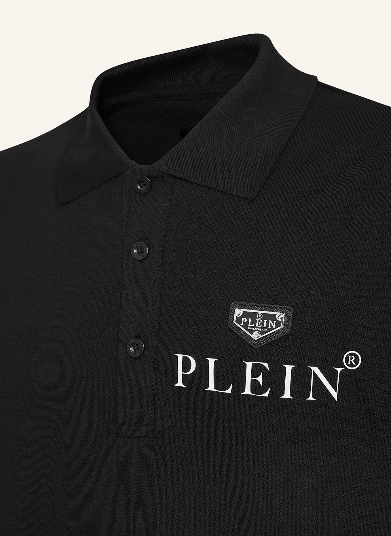 PHILIPP PLEIN Polohemd ICONIC PLEIN: SCHWARZ