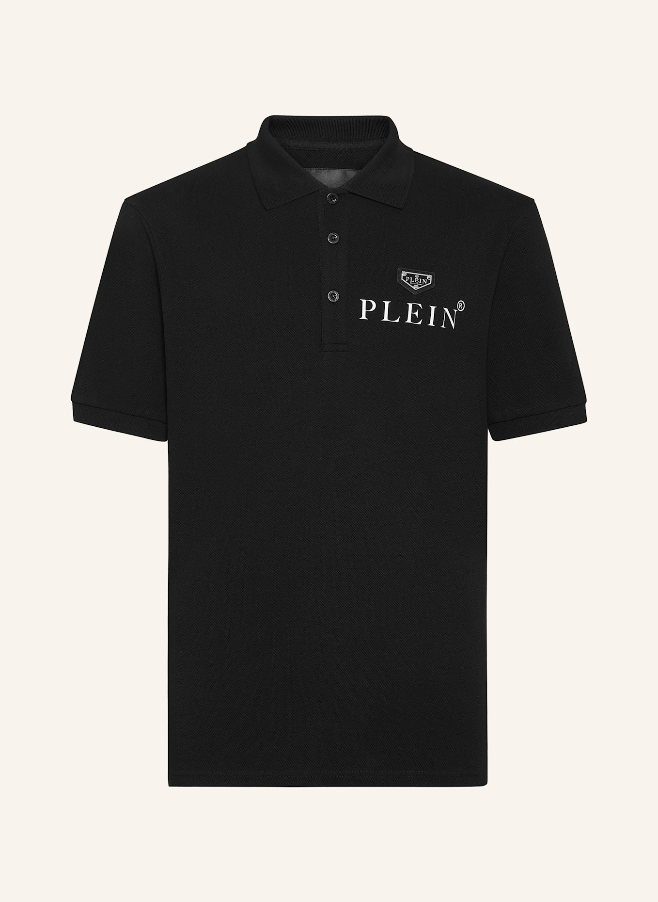PHILIPP PLEIN Polohemd ICONIC PLEIN: SCHWARZ