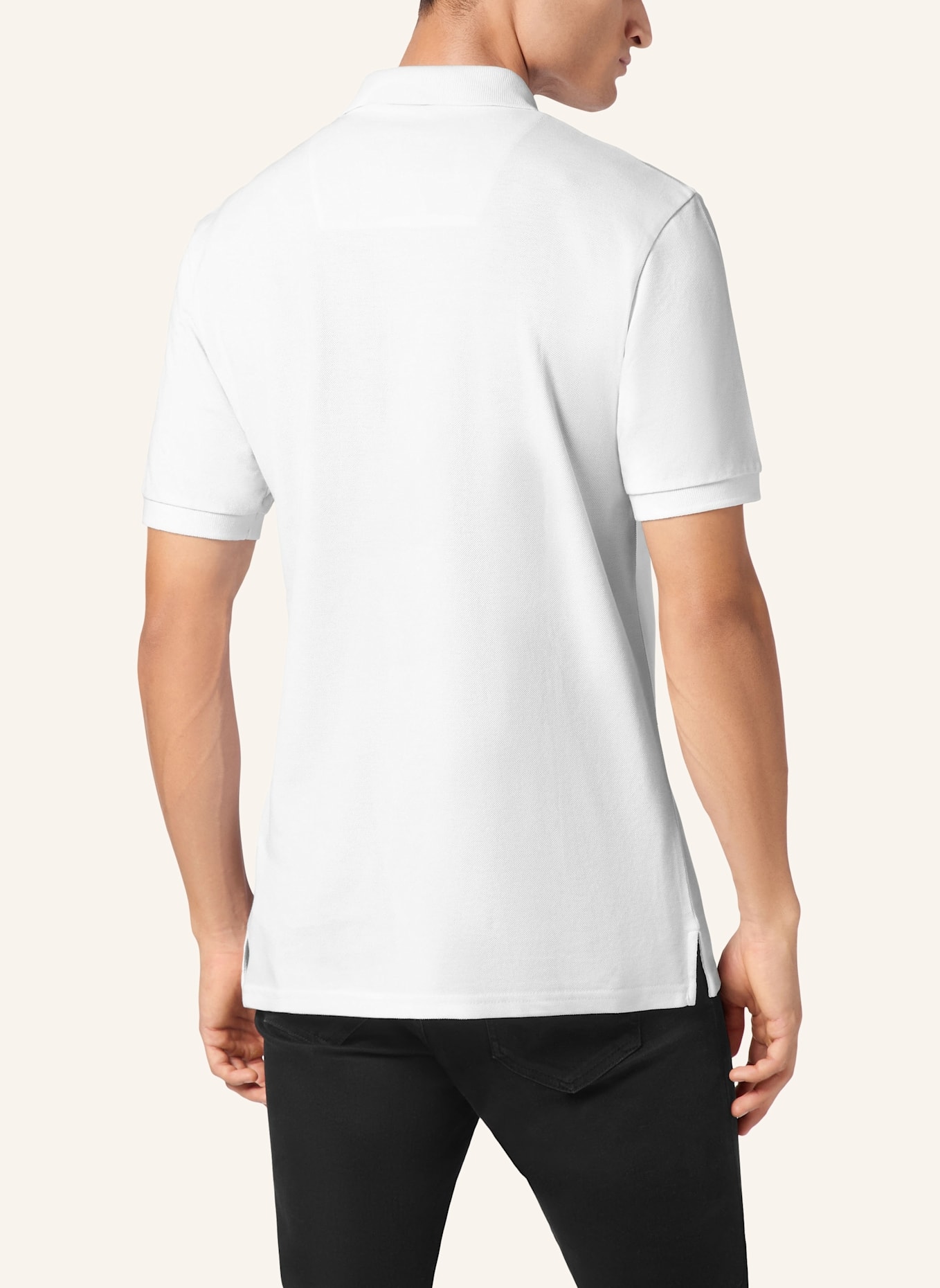PHILIPP PLEIN Polohemd ICONIC PLEIN: WEISS