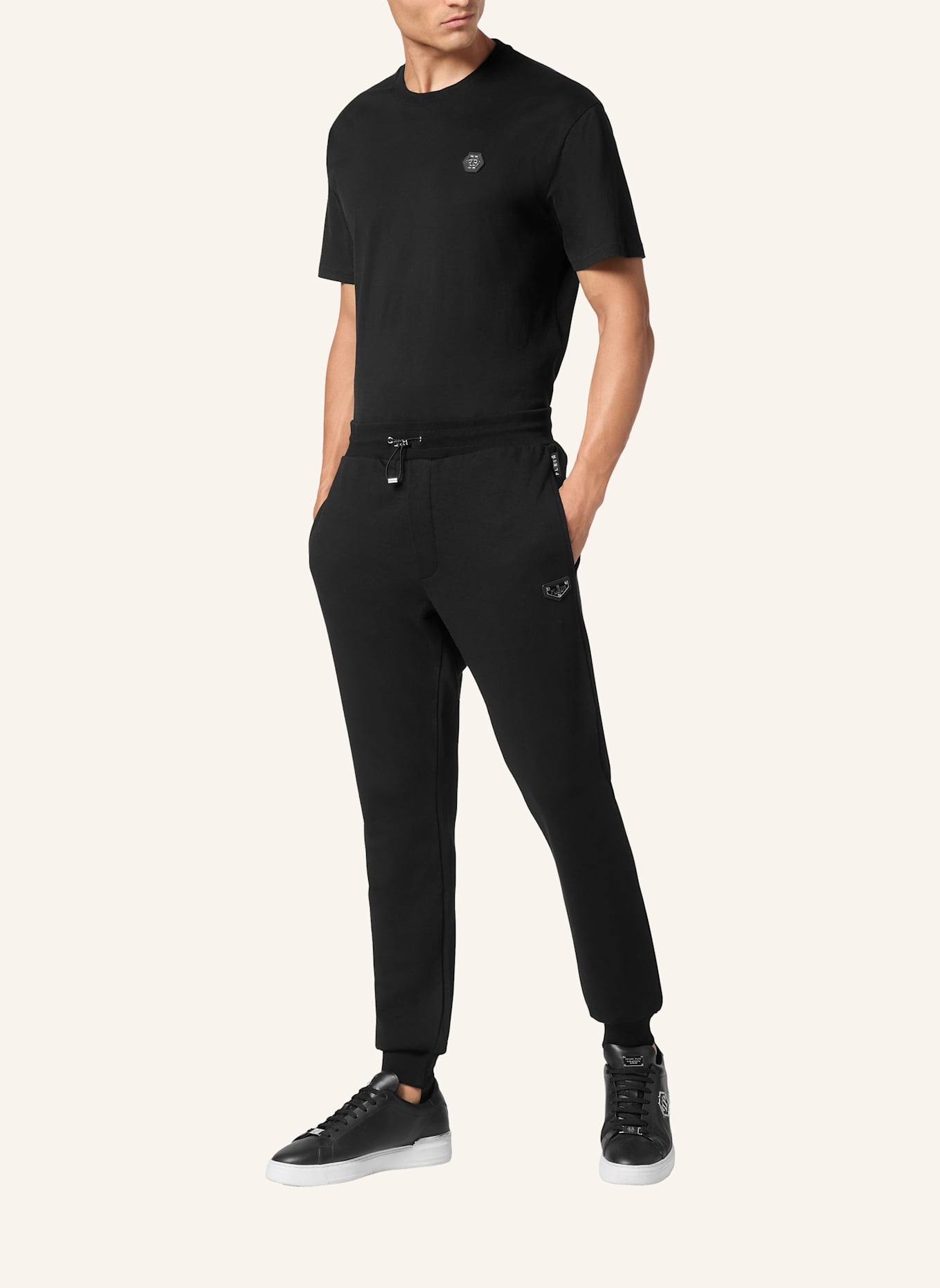 PHILIPP PLEIN Jogginghose ICONIC PLEIN: SCHWARZ