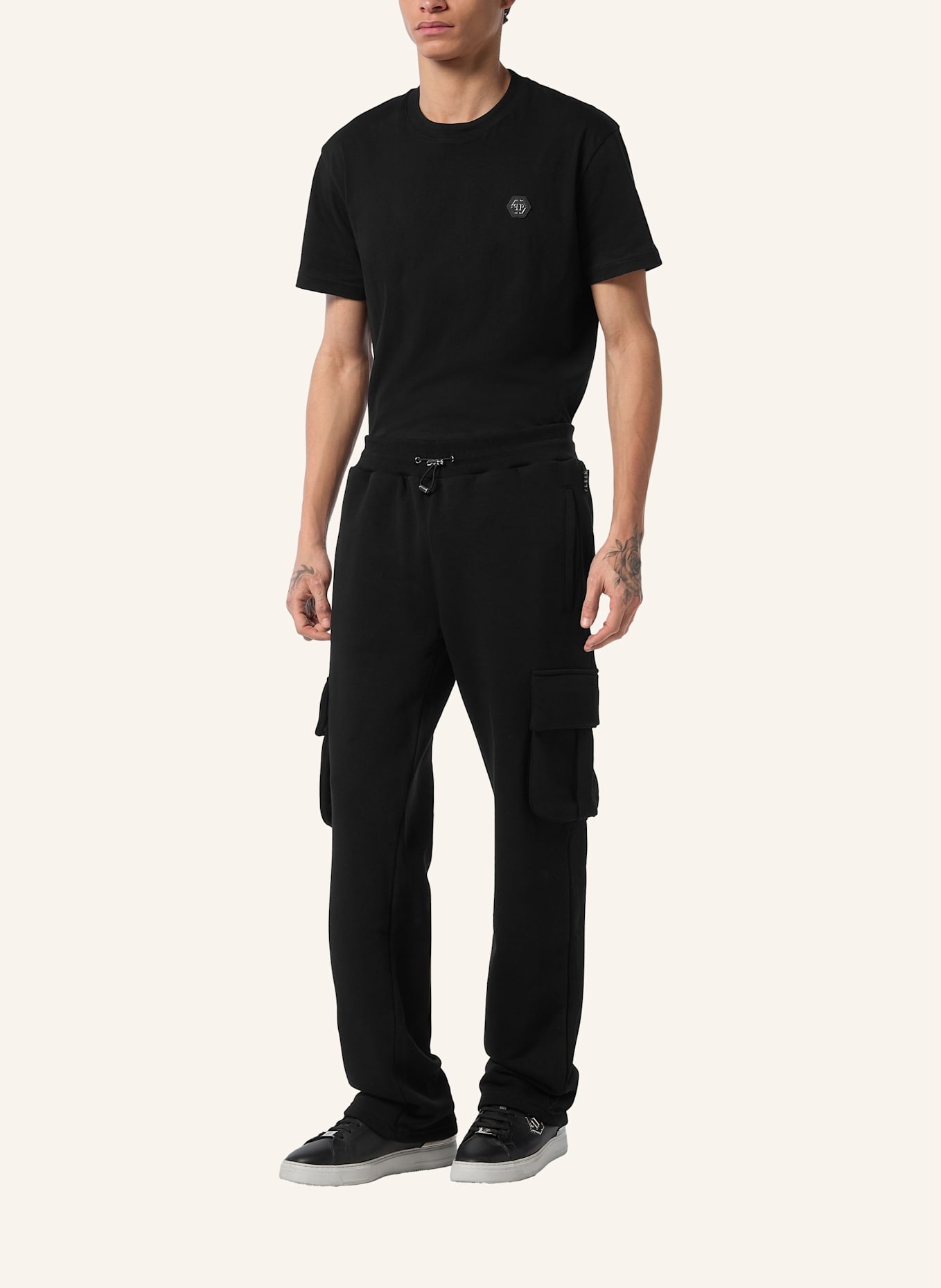 PHILIPP PLEIN Jogginghose: SCHWARZ