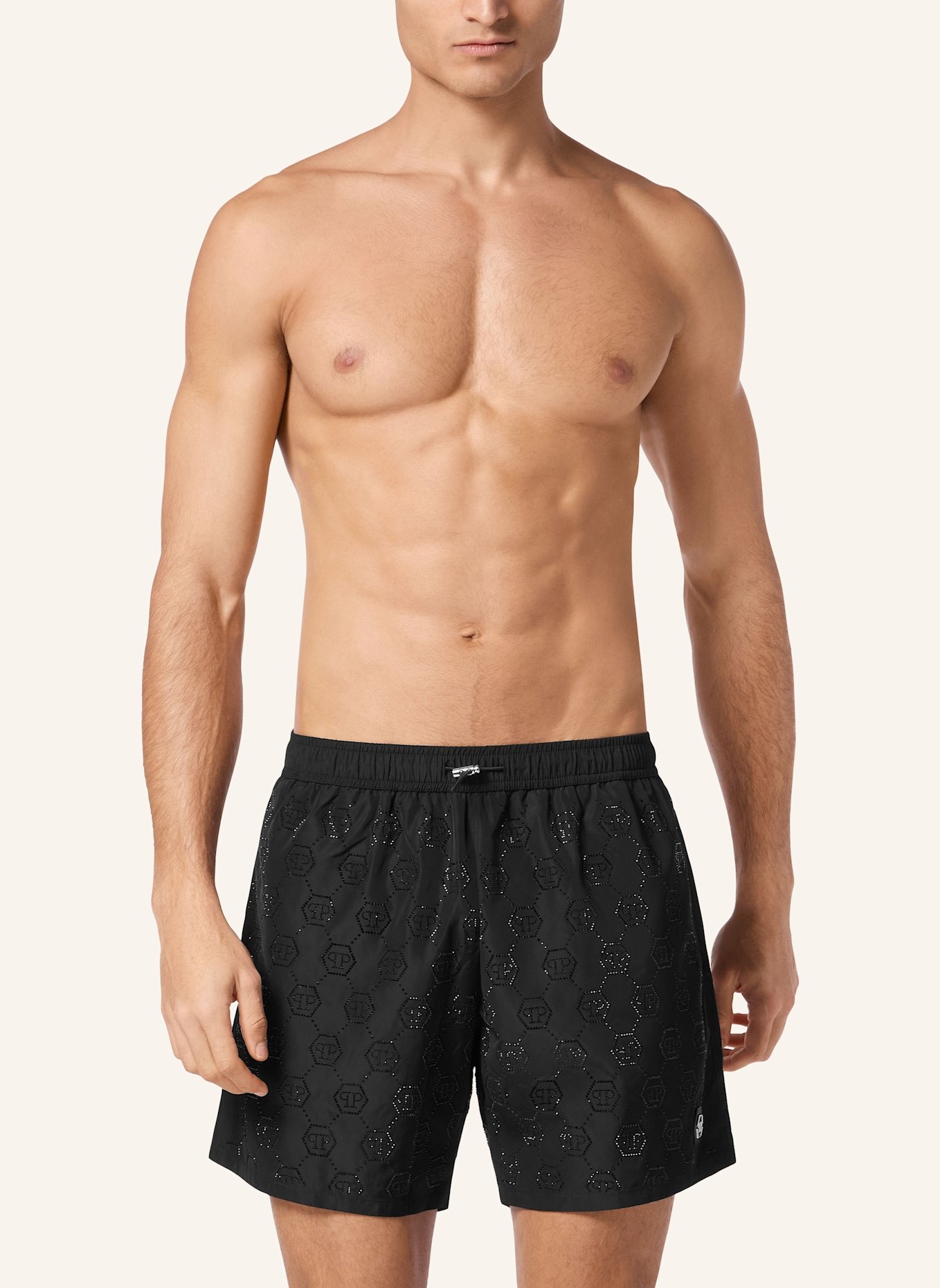 PHILIPP PLEIN Kurze Hosen: SCHWARZ