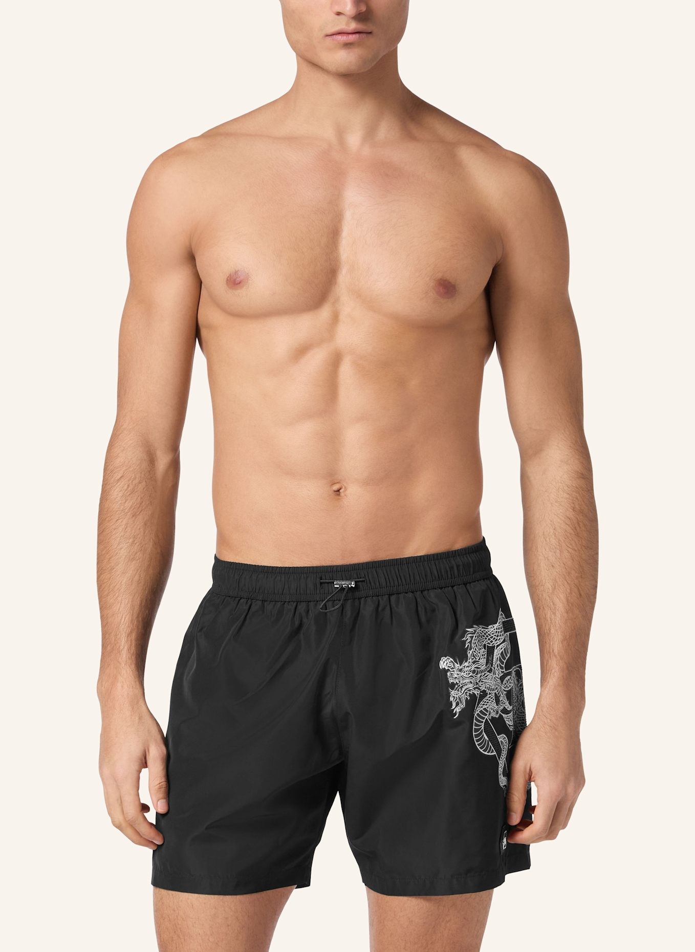 PHILIPP PLEIN Kurze Hosen DRAGON: SCHWARZ