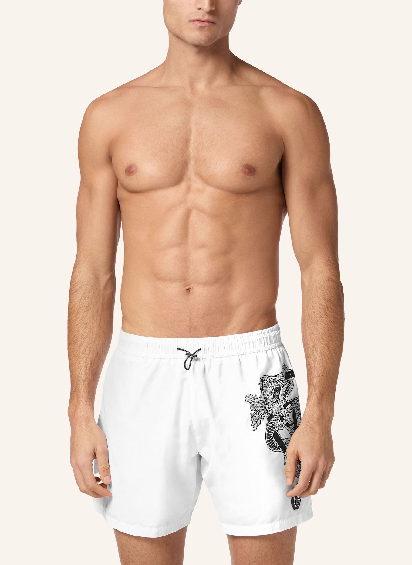 PHILIPP PLEIN Kurze Hosen DRAGON: WEISS