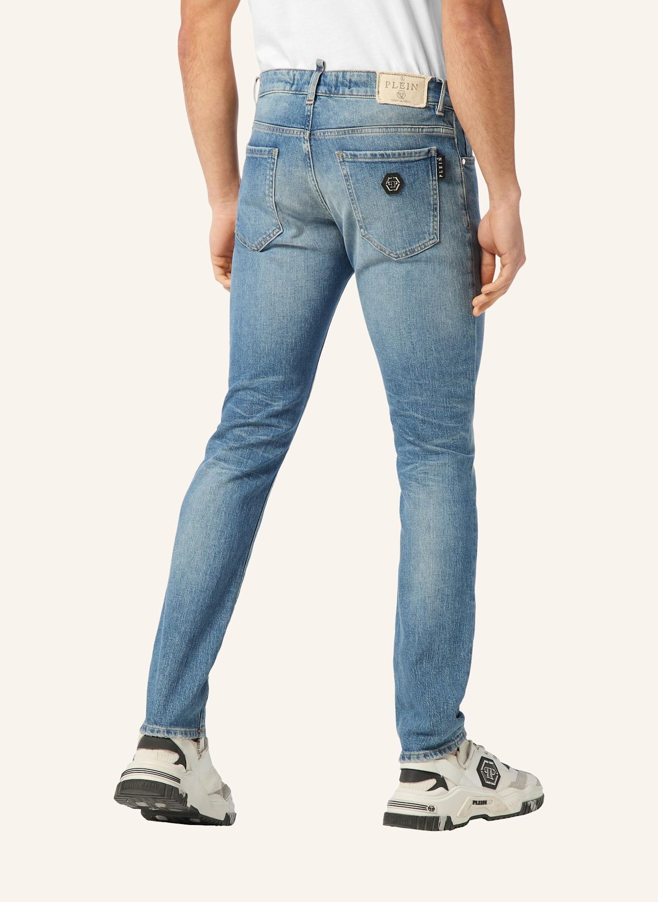 PHILIPP PLEIN Jeans Gerader Schnitt: BLAU