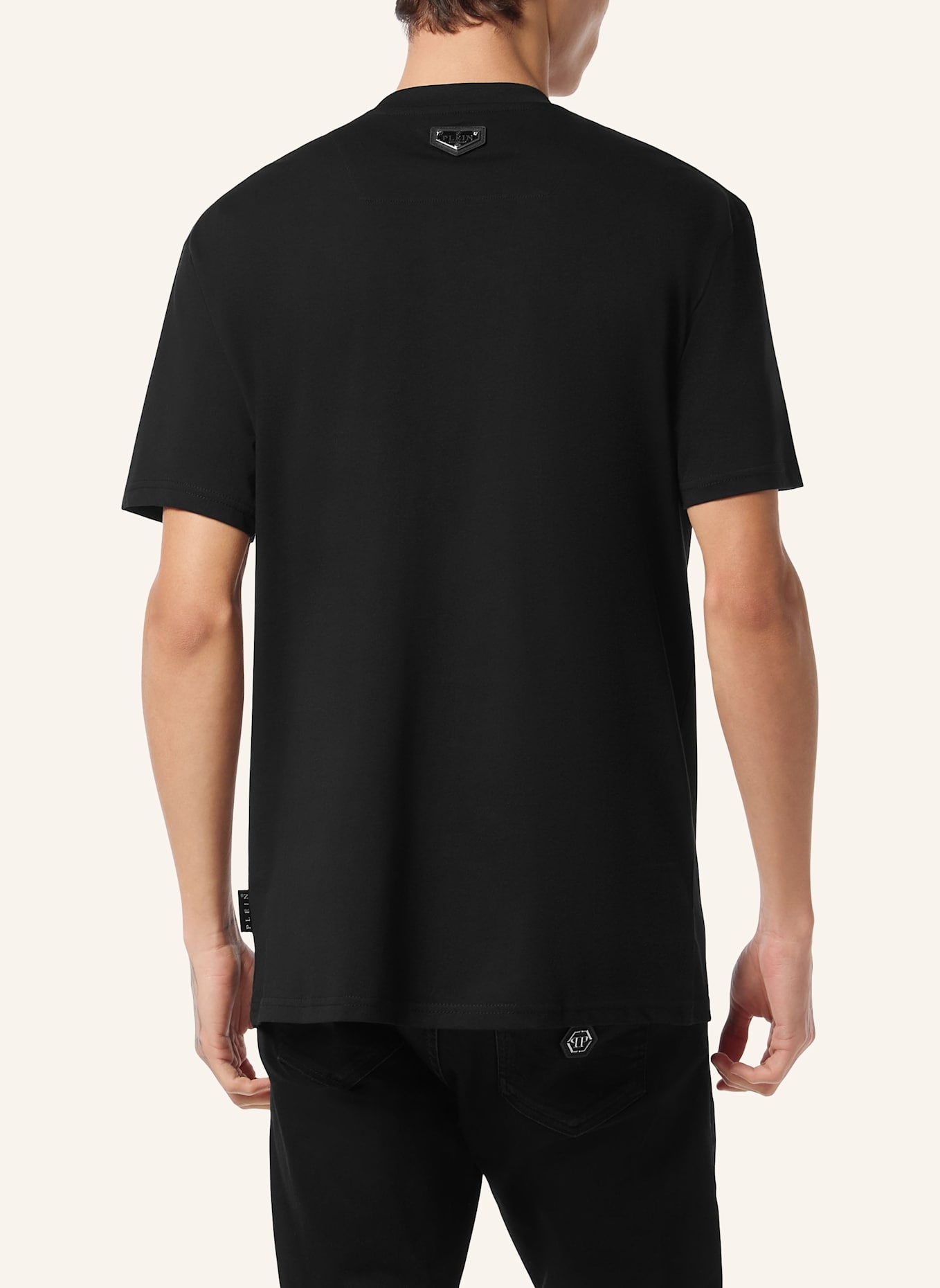 PHILIPP PLEIN T-Shirt Rundhalsausschnitt Milan: SCHWARZ