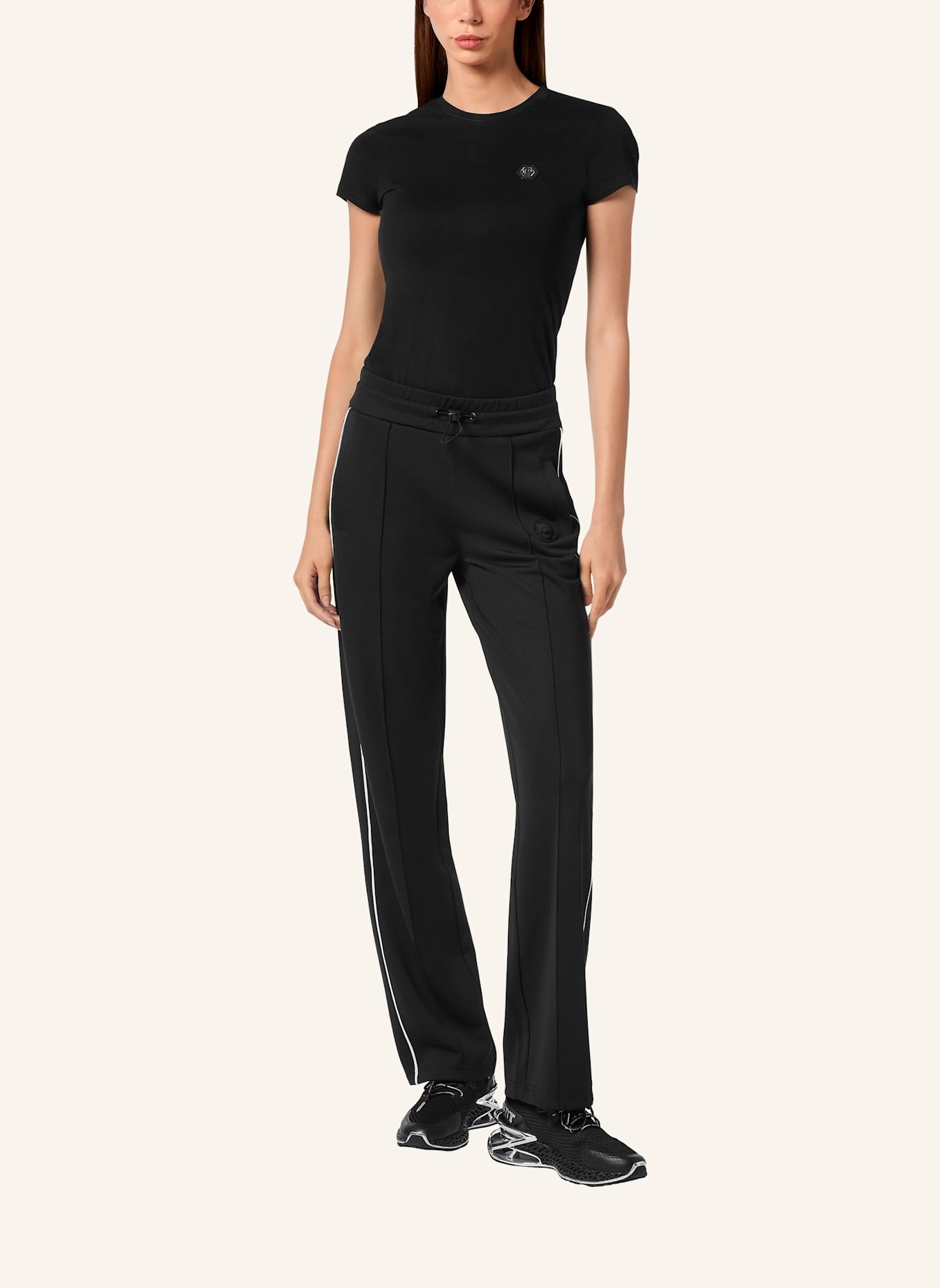 PLEIN SPORT Jogginghose: SCHWARZ