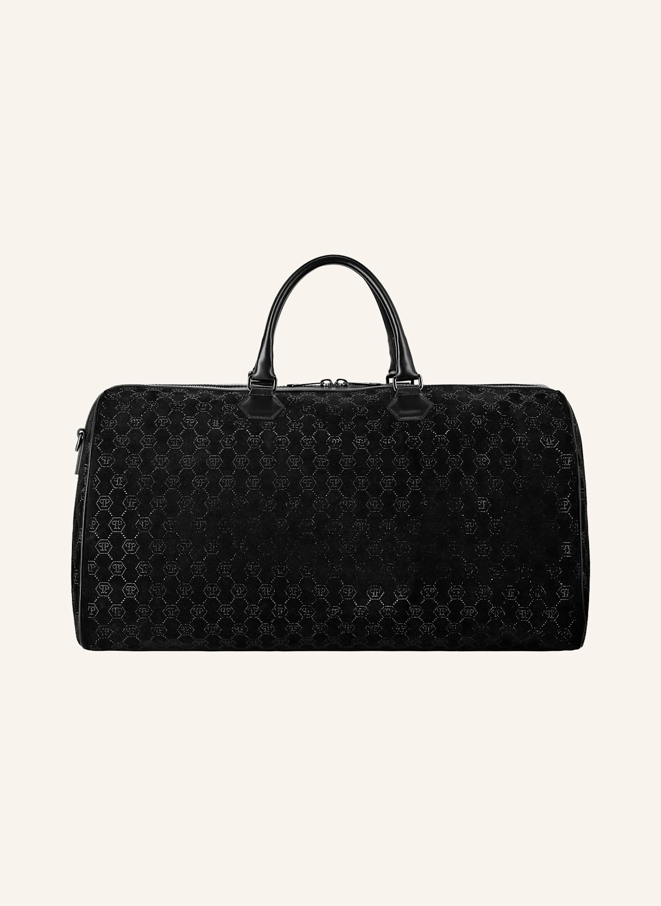 PHILIPP PLEIN Henkel Tasche MONOGRAM: SCHWARZ