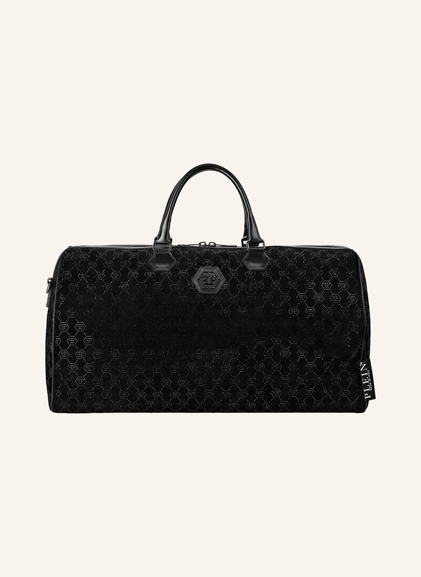 PHILIPP PLEIN Henkel Tasche MONOGRAM: SCHWARZ