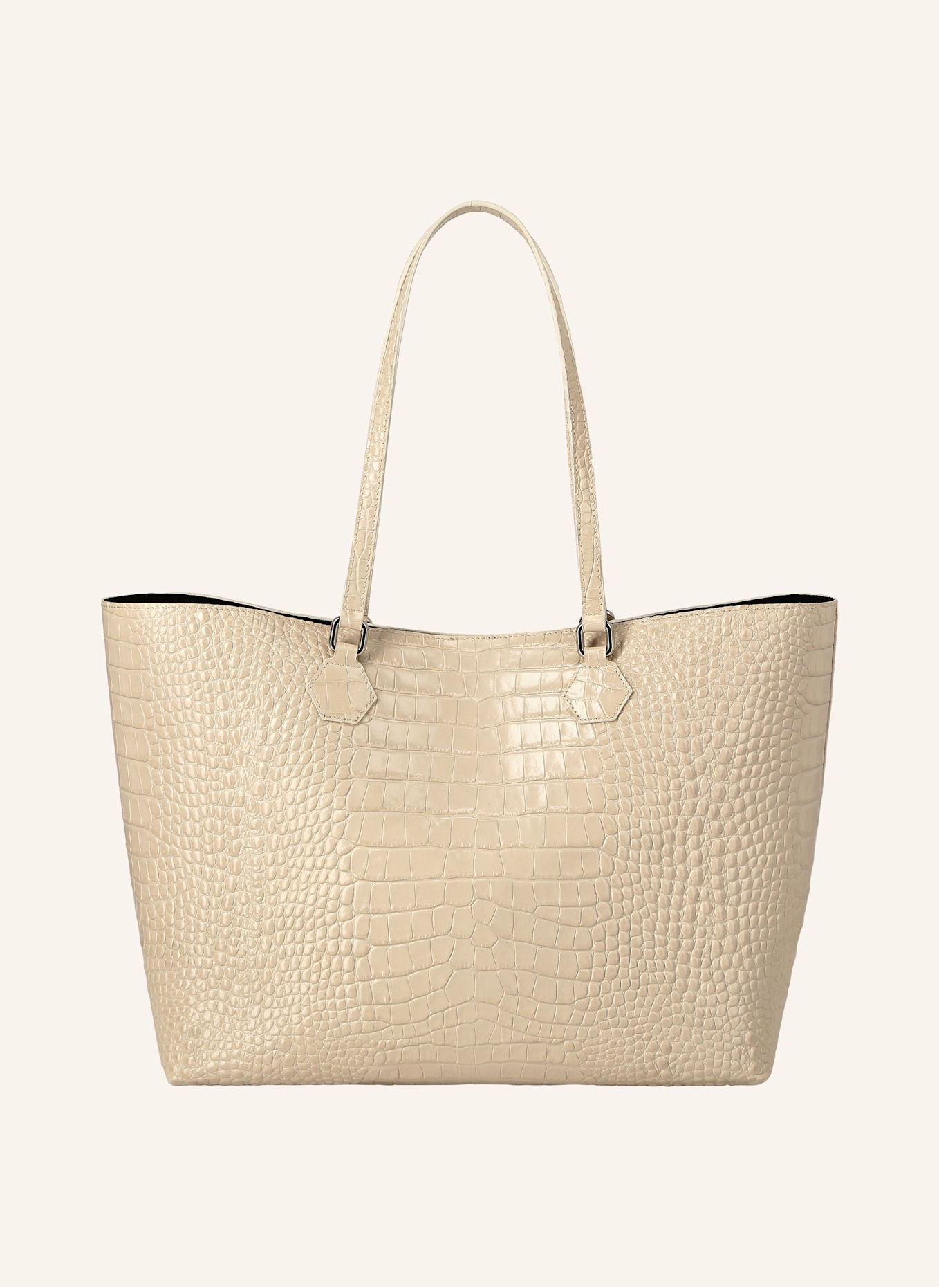 PHILIPP PLEIN Einkaufstasche SKULL: BEIGE