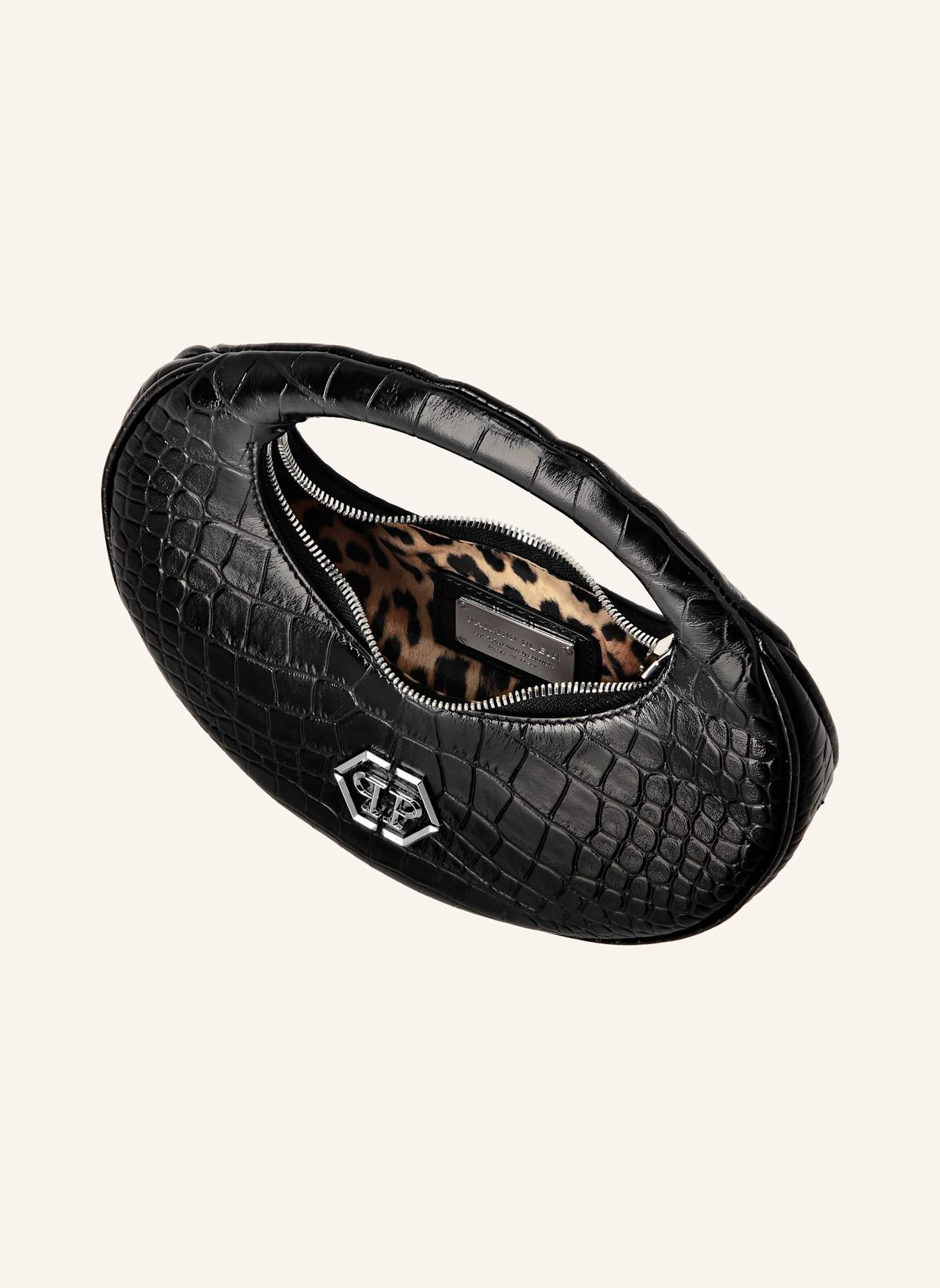 PHILIPP PLEIN Henkel Tasche COCCO: SCHWARZ