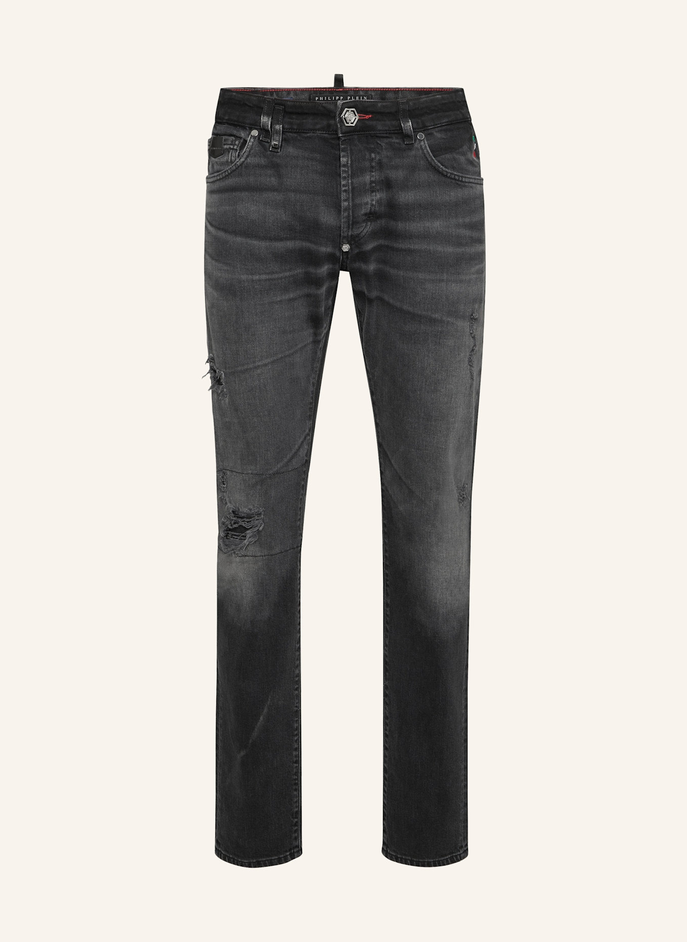PHILIPP PLEIN Straight Supreme HEXAGON: SCHWARZ