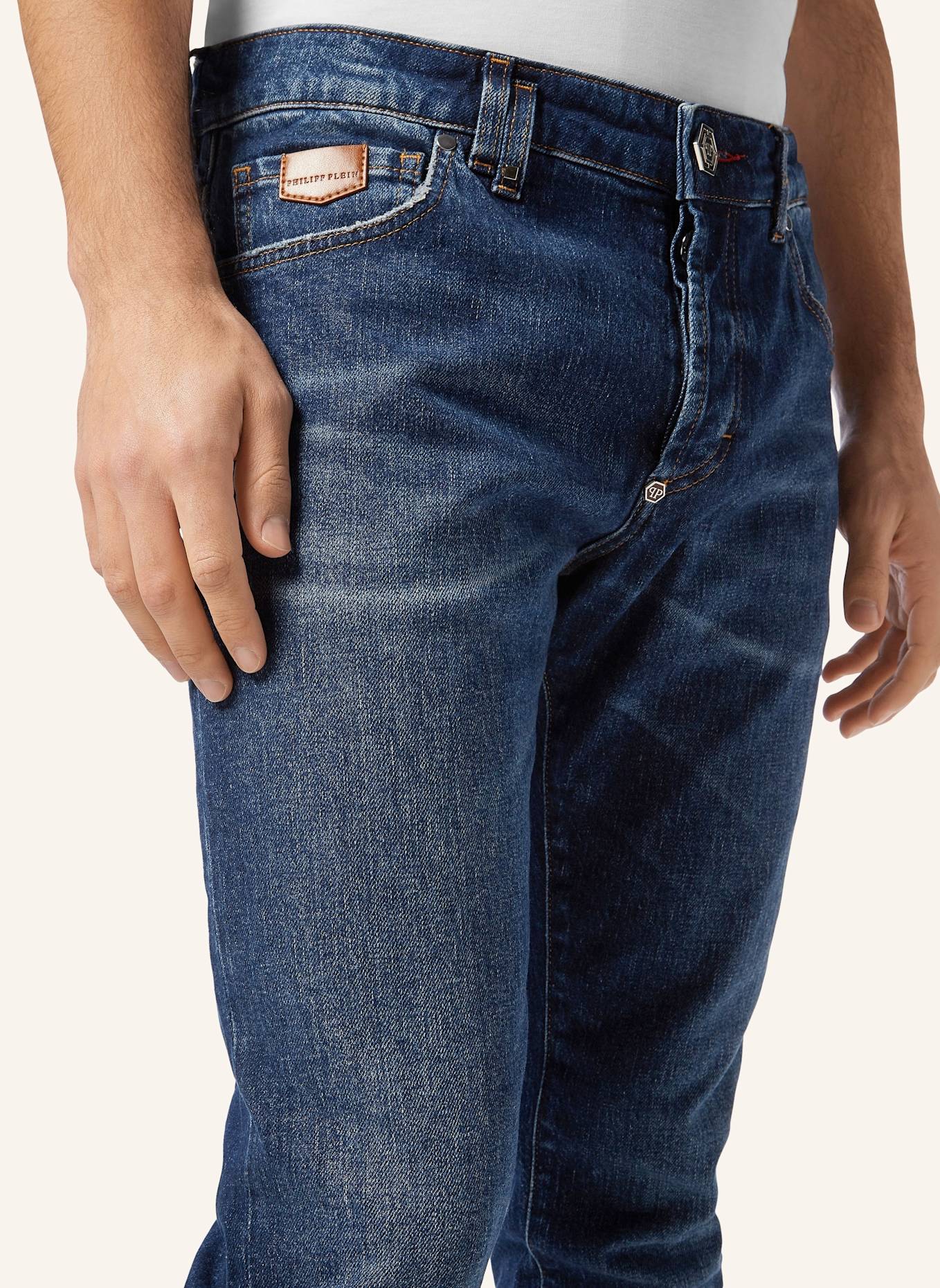 PHILIPP PLEIN Supergerader Schnitt: DUNKELBLAU