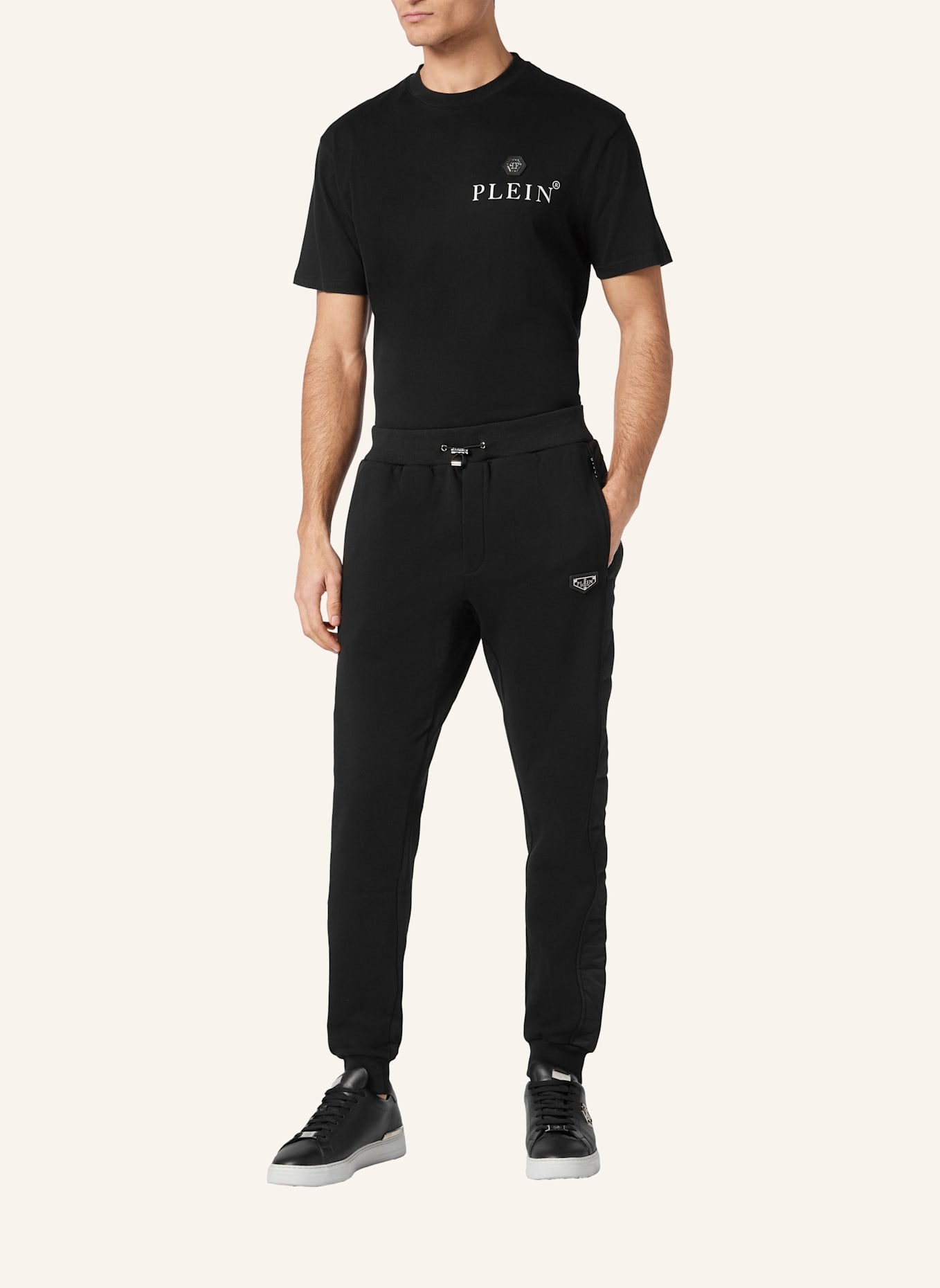 PHILIPP PLEIN Jogginghosen: SCHWARZ