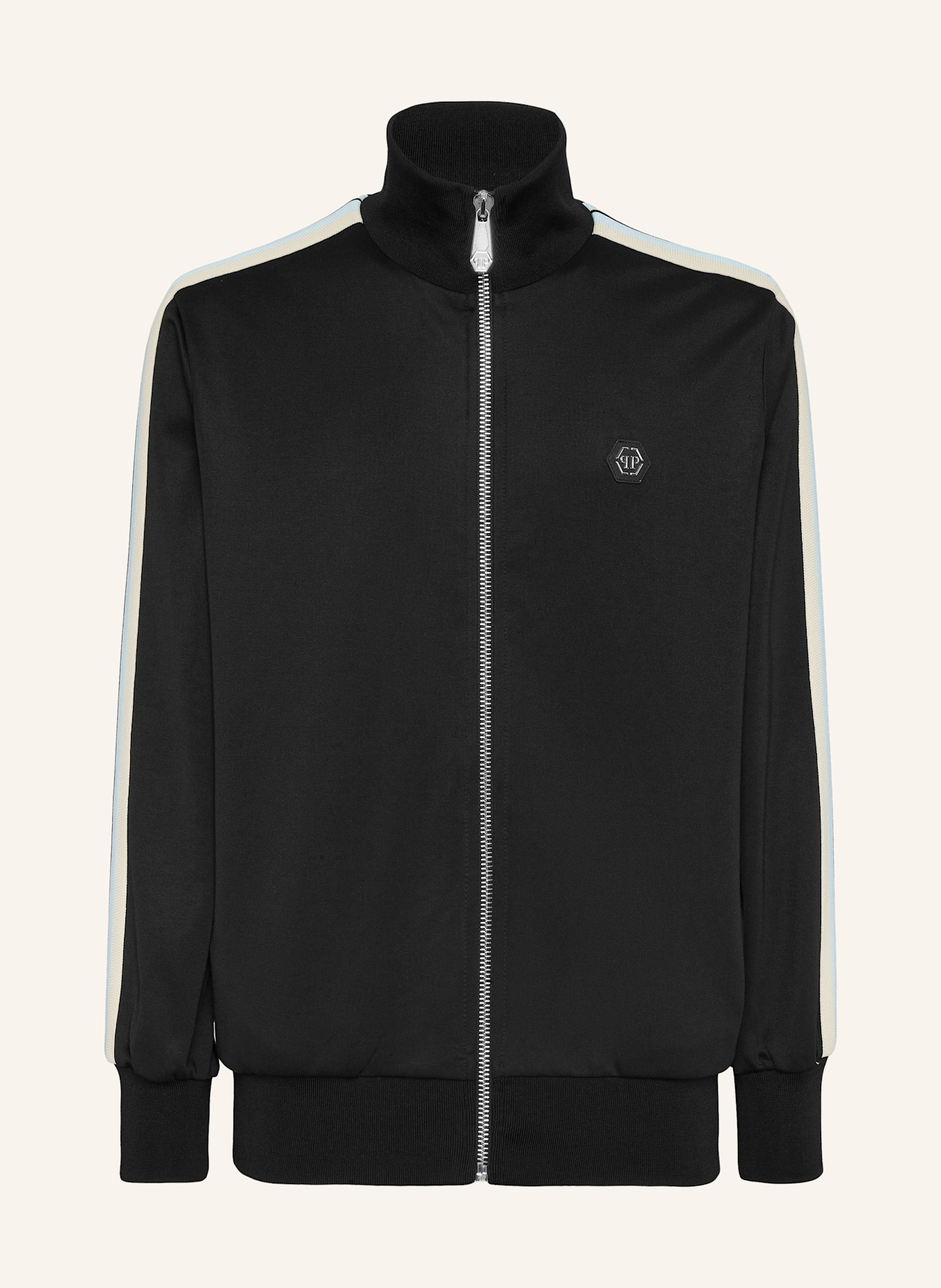 PHILIPP PLEIN Jogging-Jacke: SCHWARZ
