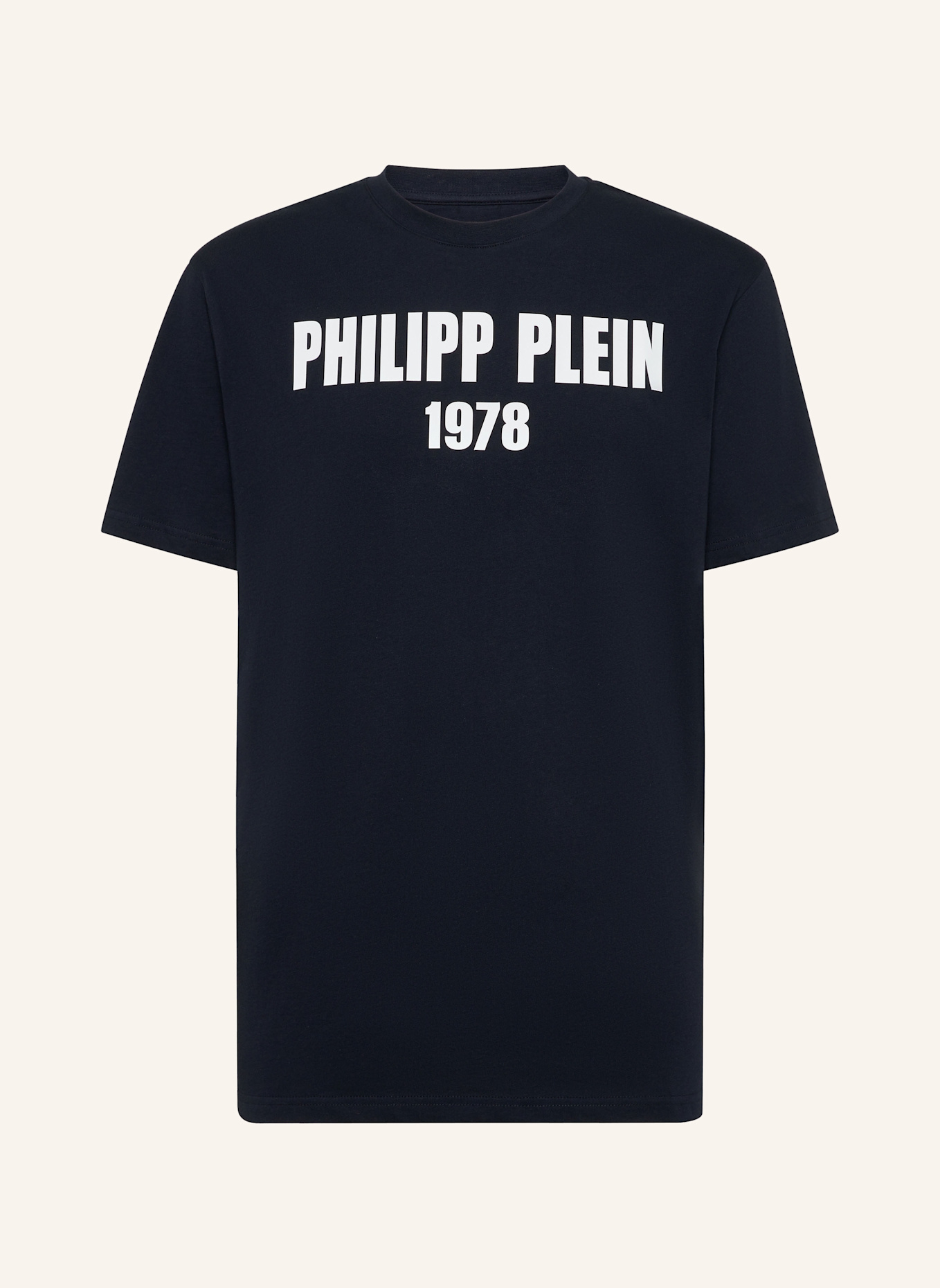 PHILIPP PLEIN T-Shirt Rundhalsausschnitt Ss: DUNKELBLAU