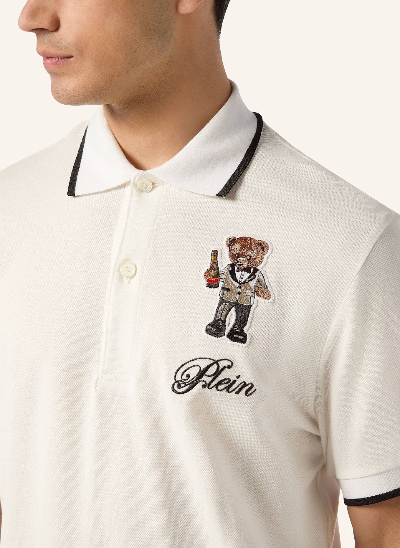 PHILIPP PLEIN Poloshirt Ss TEDDY: SCHWARZ