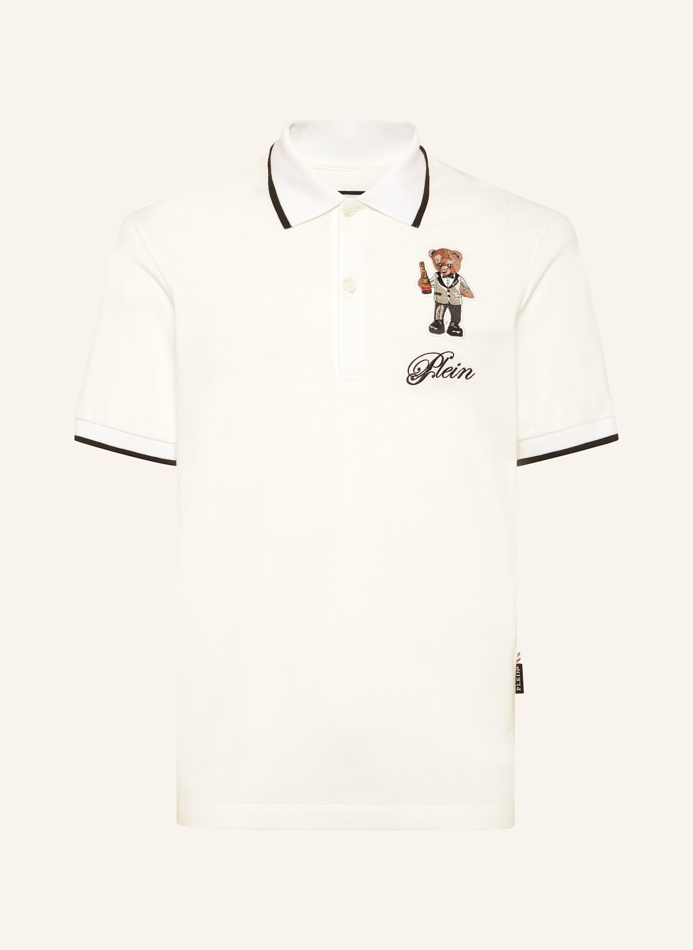 PHILIPP PLEIN Poloshirt Ss TEDDY: SCHWARZ