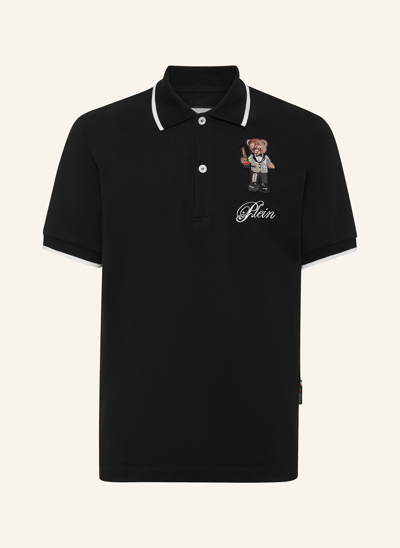 PHILIPP PLEIN Poloshirt Ss TEDDY: SCHWARZ