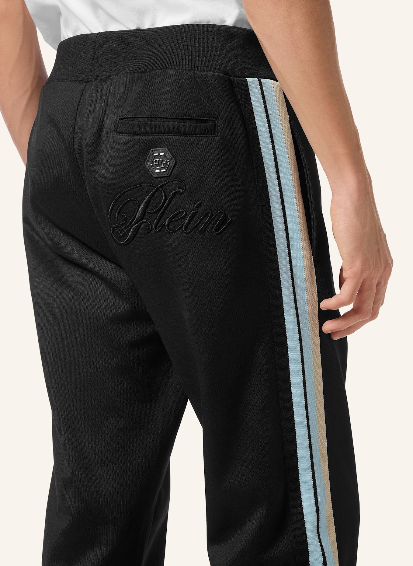 PHILIPP PLEIN Jogginghosen: SCHWARZ