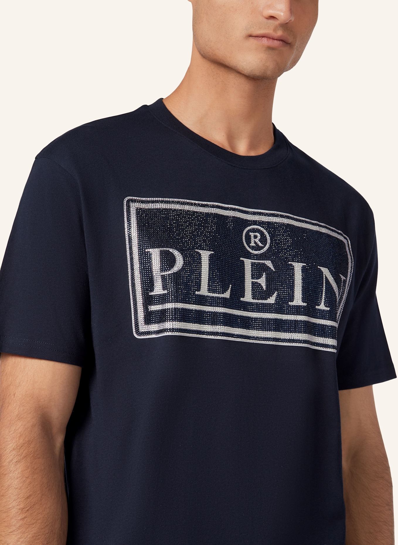 PHILIPP PLEIN PHILIPP PLEIN T-Shirt: DUNKELBLAU
