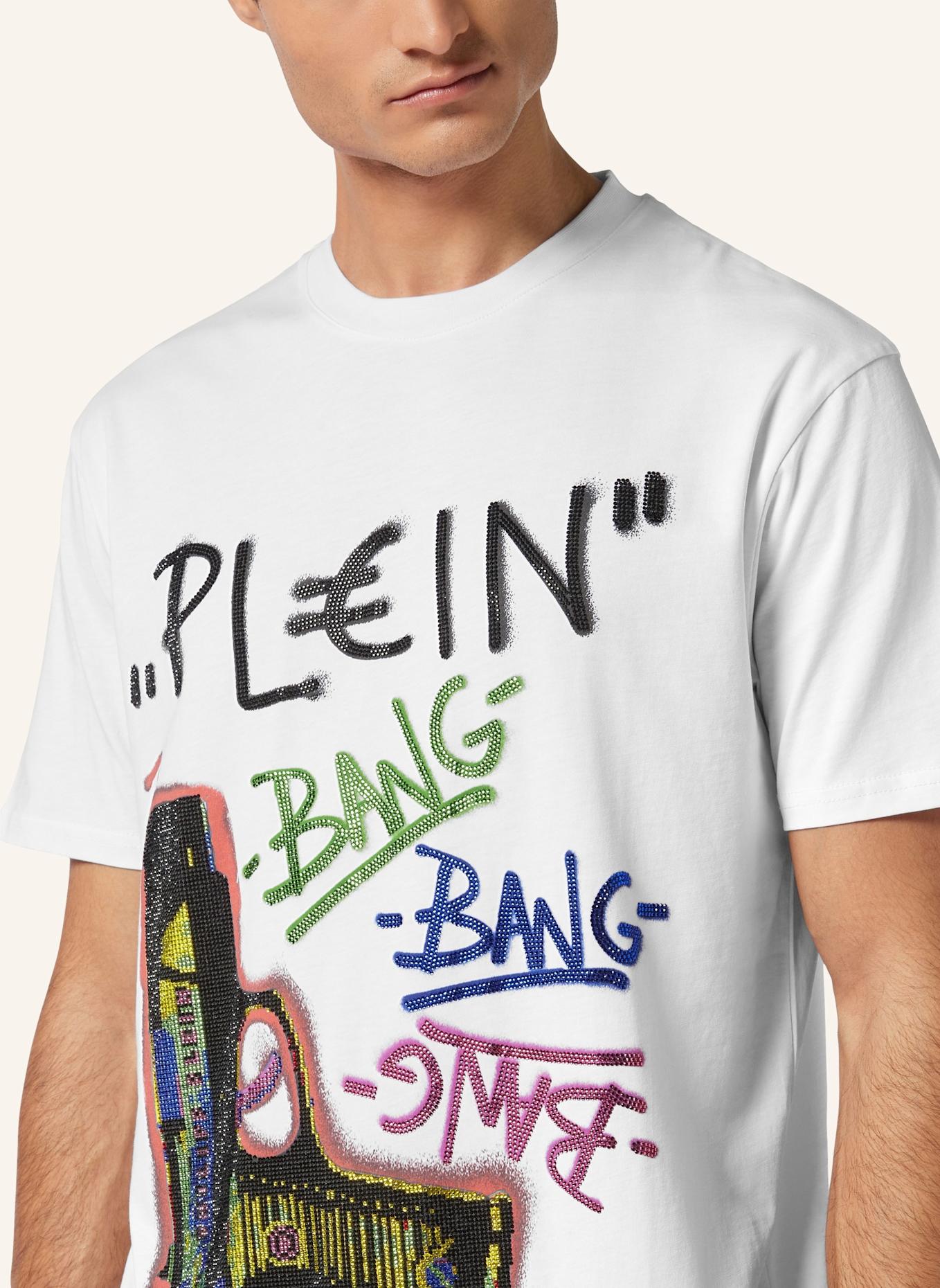 PHILIPP PLEIN T-Shirt Rundhalsausschnitt Ss: WEISS