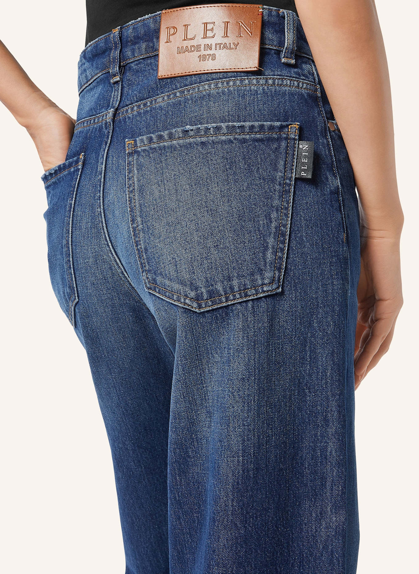 PHILIPP PLEIN Skater-Passform: DUNKELBLAU