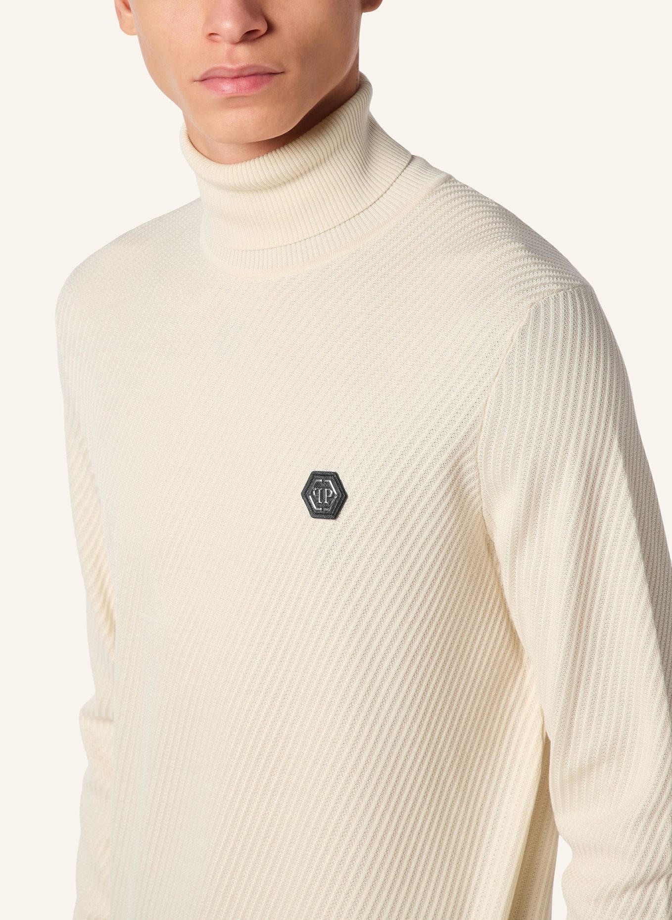 PHILIPP PLEIN Schildkrötenhals Ls: SCHWARZ