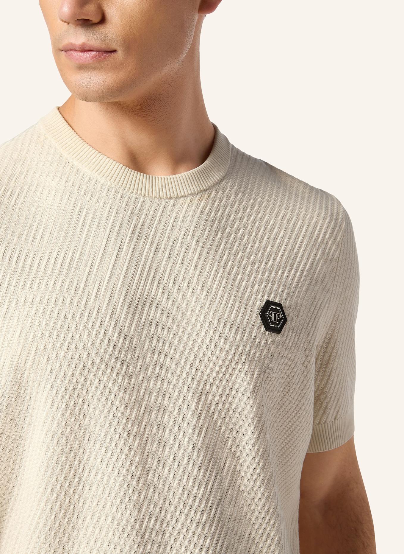 PHILIPP PLEIN Pullover Rundhalsausschnitt Ss: SCHWARZ