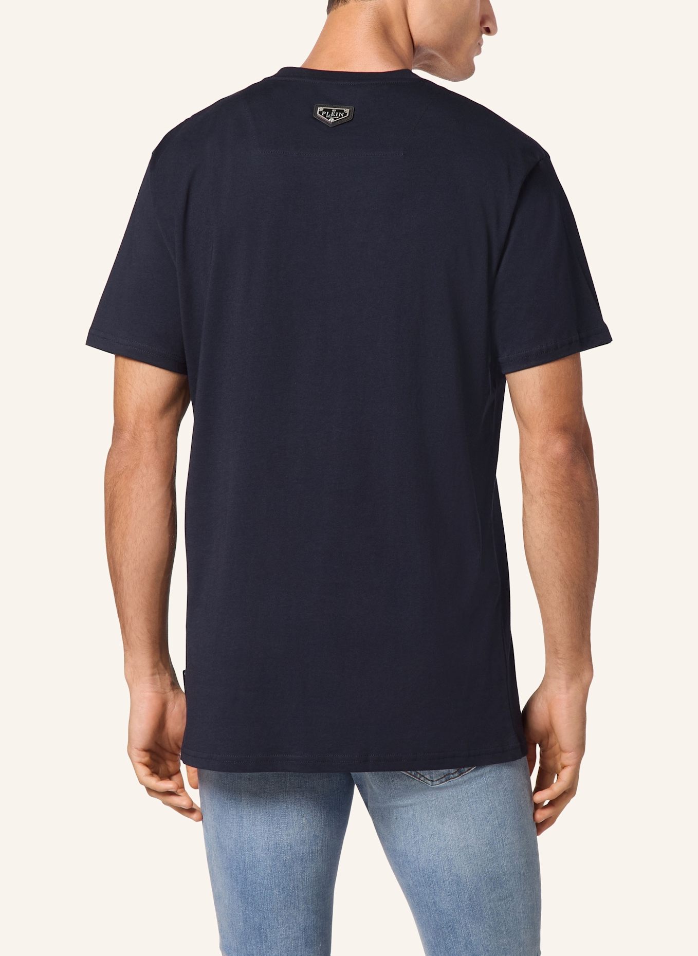 PHILIPP PLEIN PHILIPP PLEIN T-Shirt KING PLEIN: DUNKELBLAU