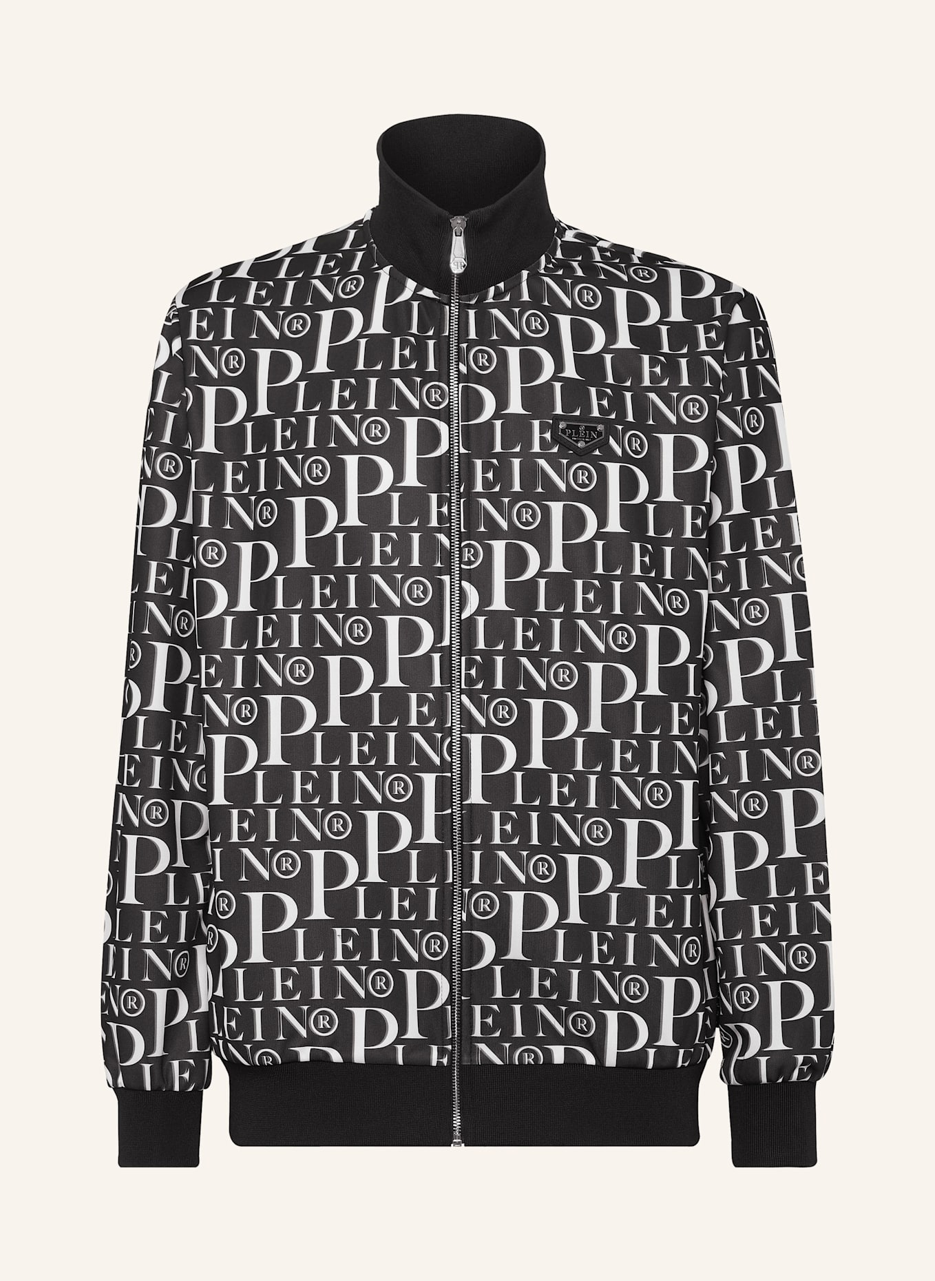 PHILIPP PLEIN Jogging-Jacke PHILIPP PLEIN TM: SCHWARZ