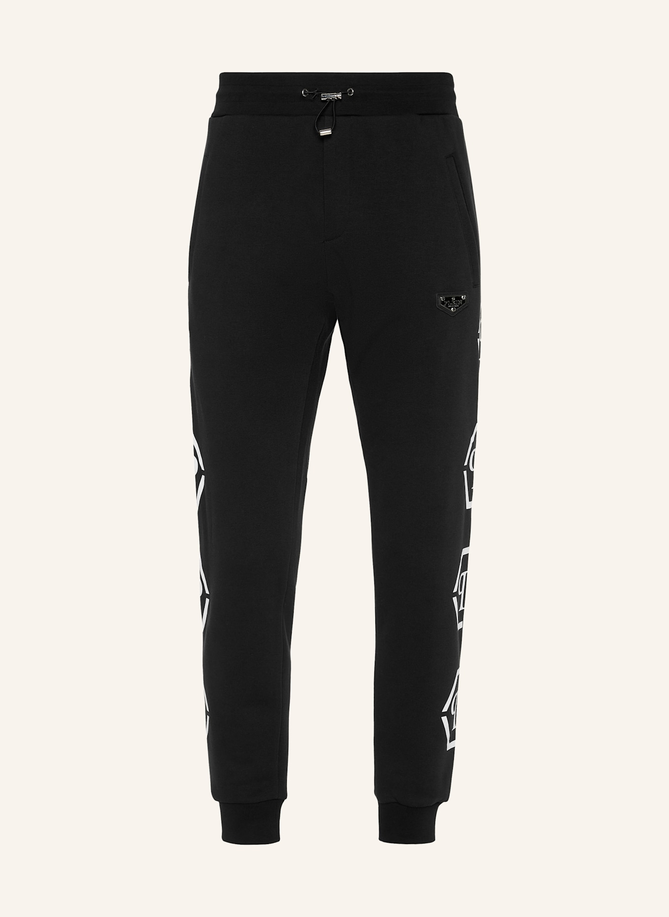 PHILIPP PLEIN Jogginghosen HEXAGON: SCHWARZ