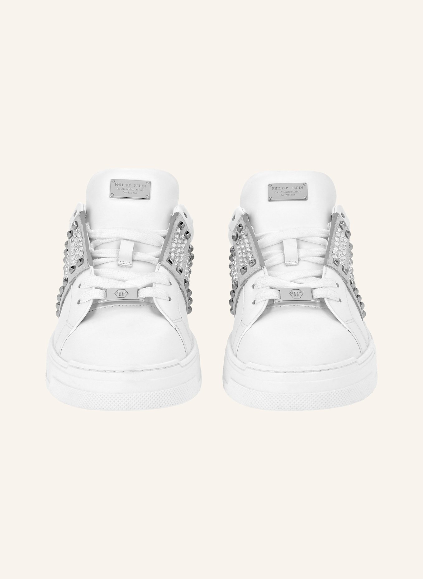 PHILIPP PLEIN Lo-Top Turnschuhe: WEISS