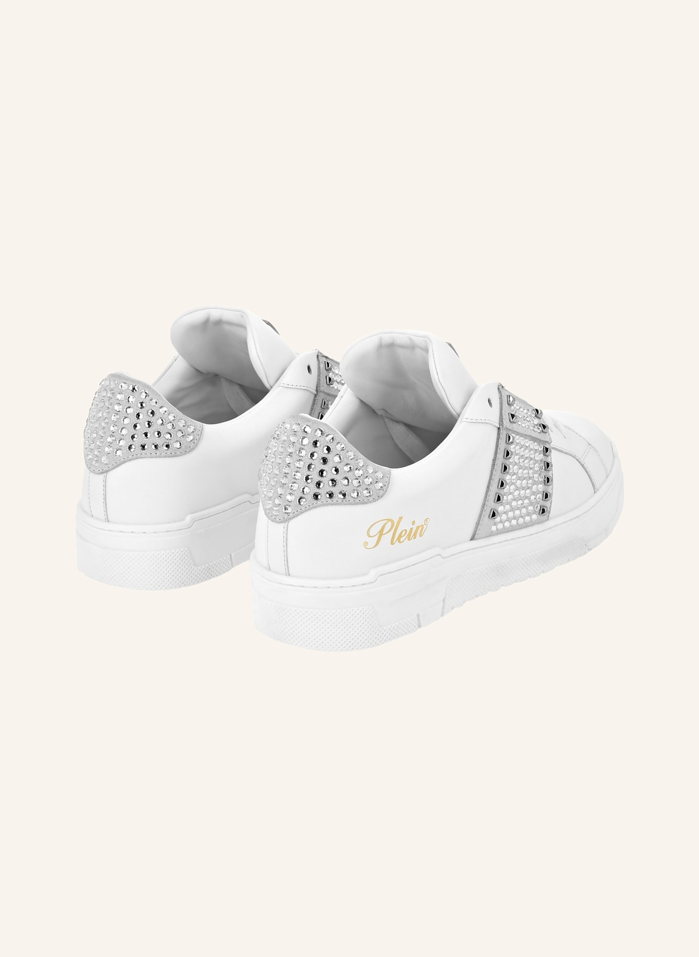 PHILIPP PLEIN Lo-Top Turnschuhe: WEISS