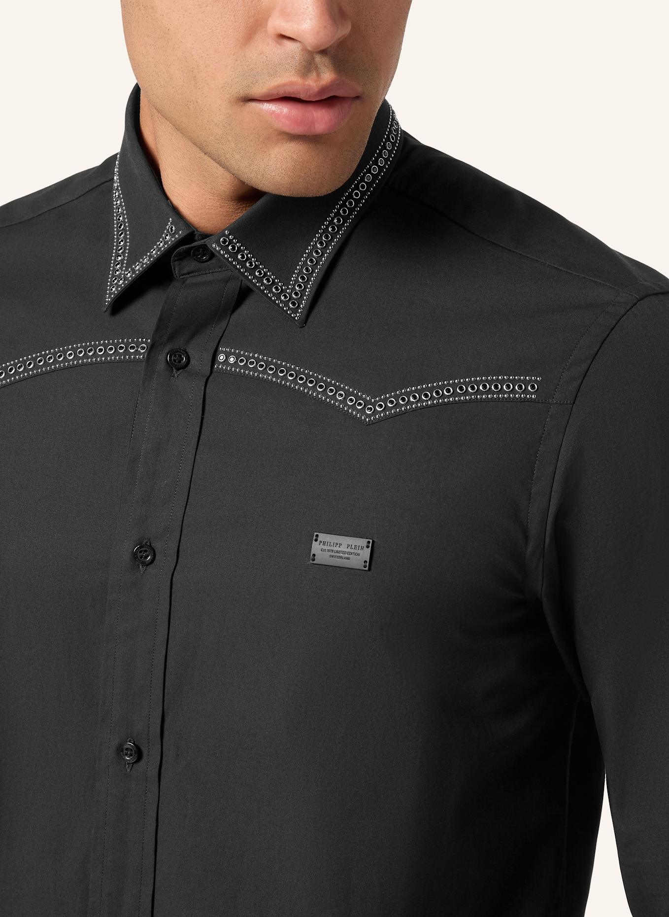 PHILIPP PLEIN Hemd Sugar Daddy Cut LS SUGAR DADDY: SCHWARZ