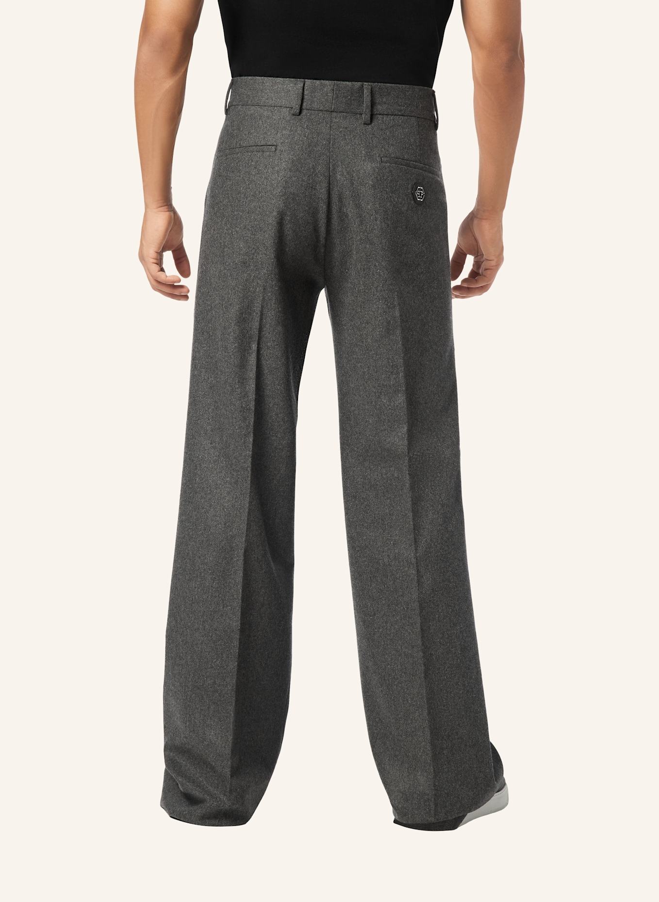 PHILIPP PLEIN Weite Hosenbeine: GRAU