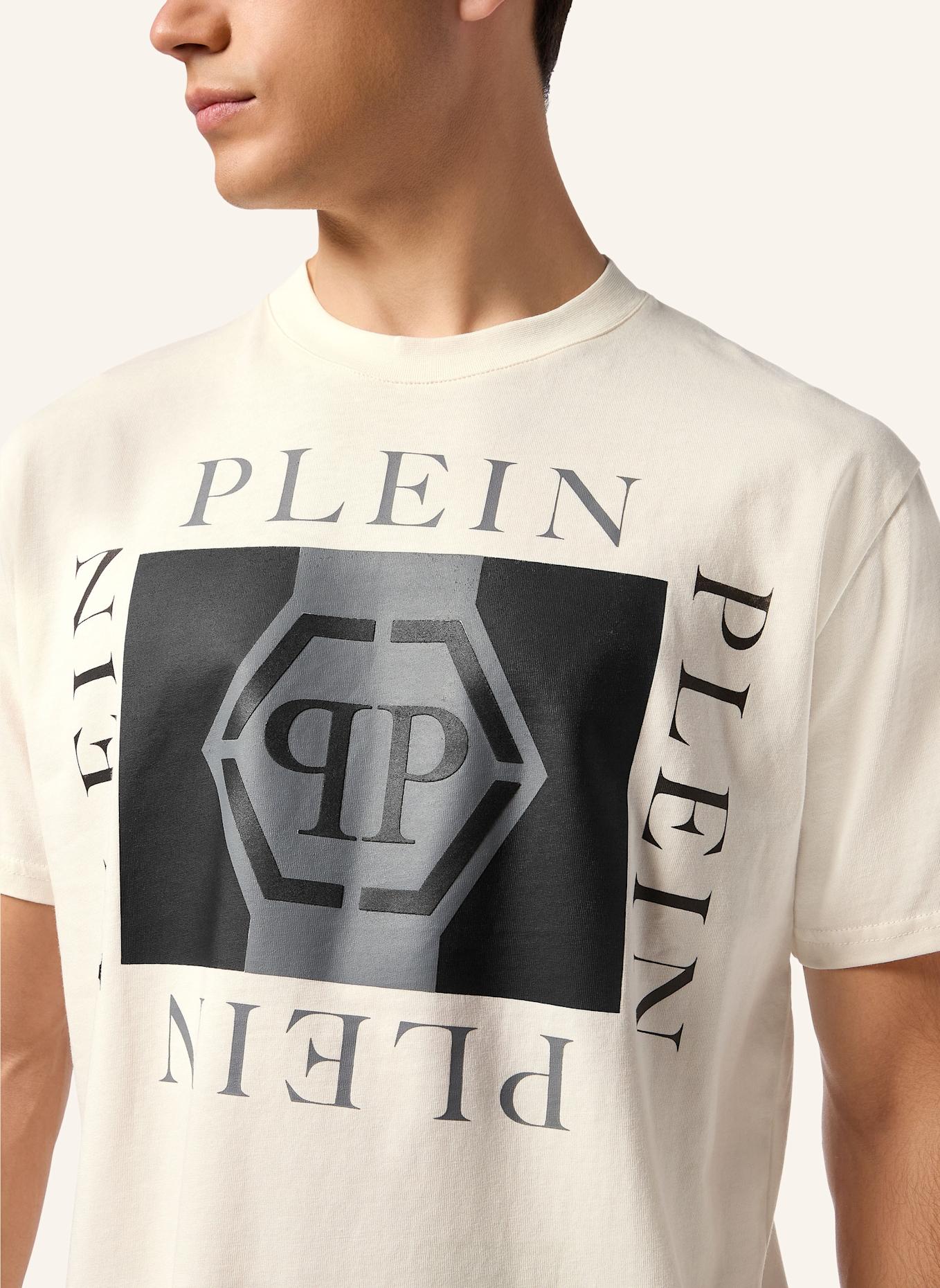 PHILIPP PLEIN T-Shirt Rundhalsausschnitt Ss HEXAGON: SCHWARZ