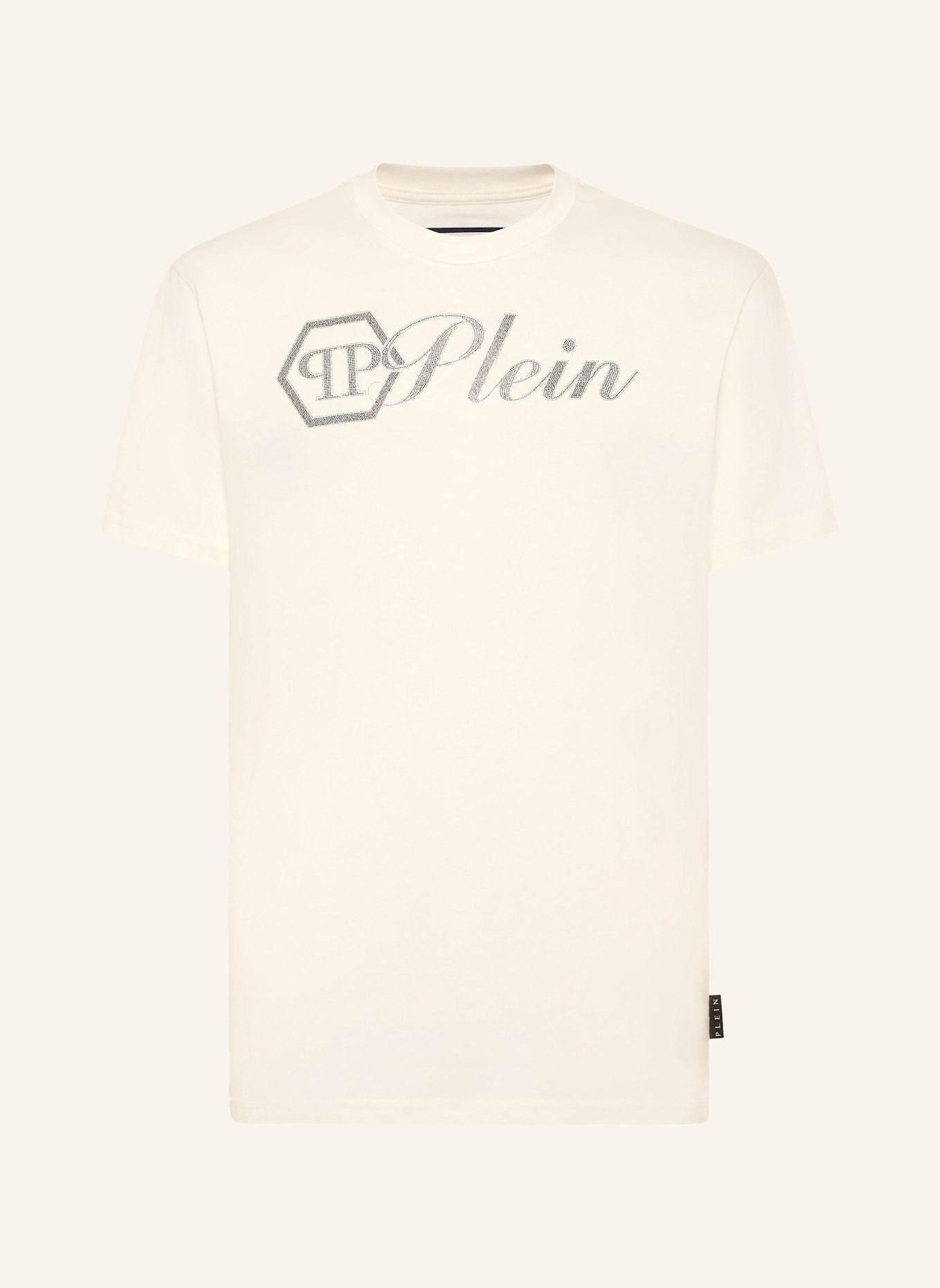 PHILIPP PLEIN T-Shirt Rundhalsausschnitt Ss: SCHWARZ
