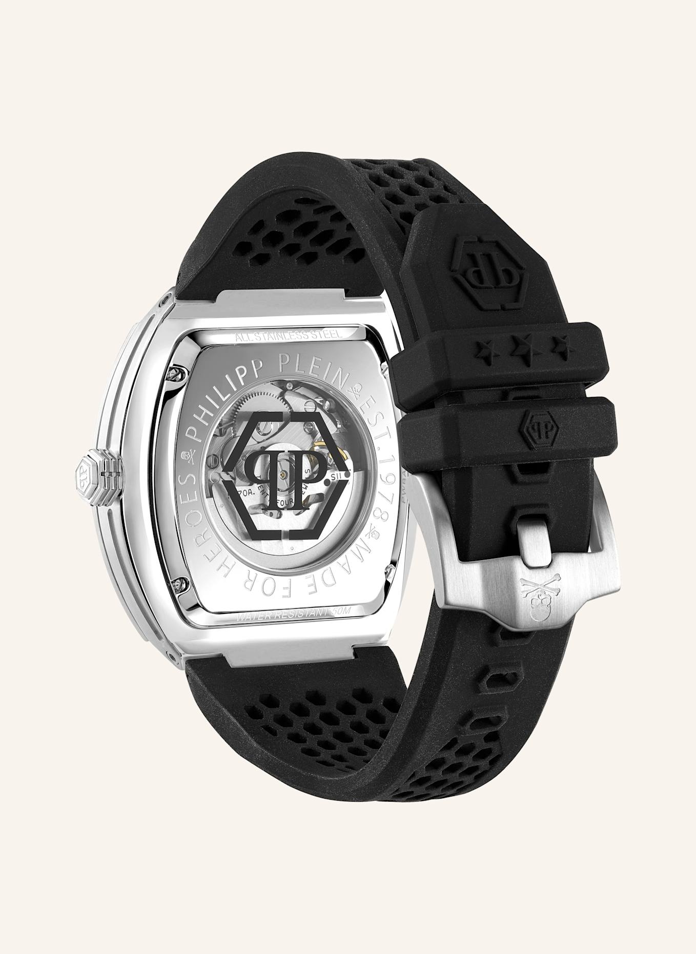 PHILIPP PLEIN PHILIPP PLEIN Uhren SKELETON: SCHWARZ/ SILBER