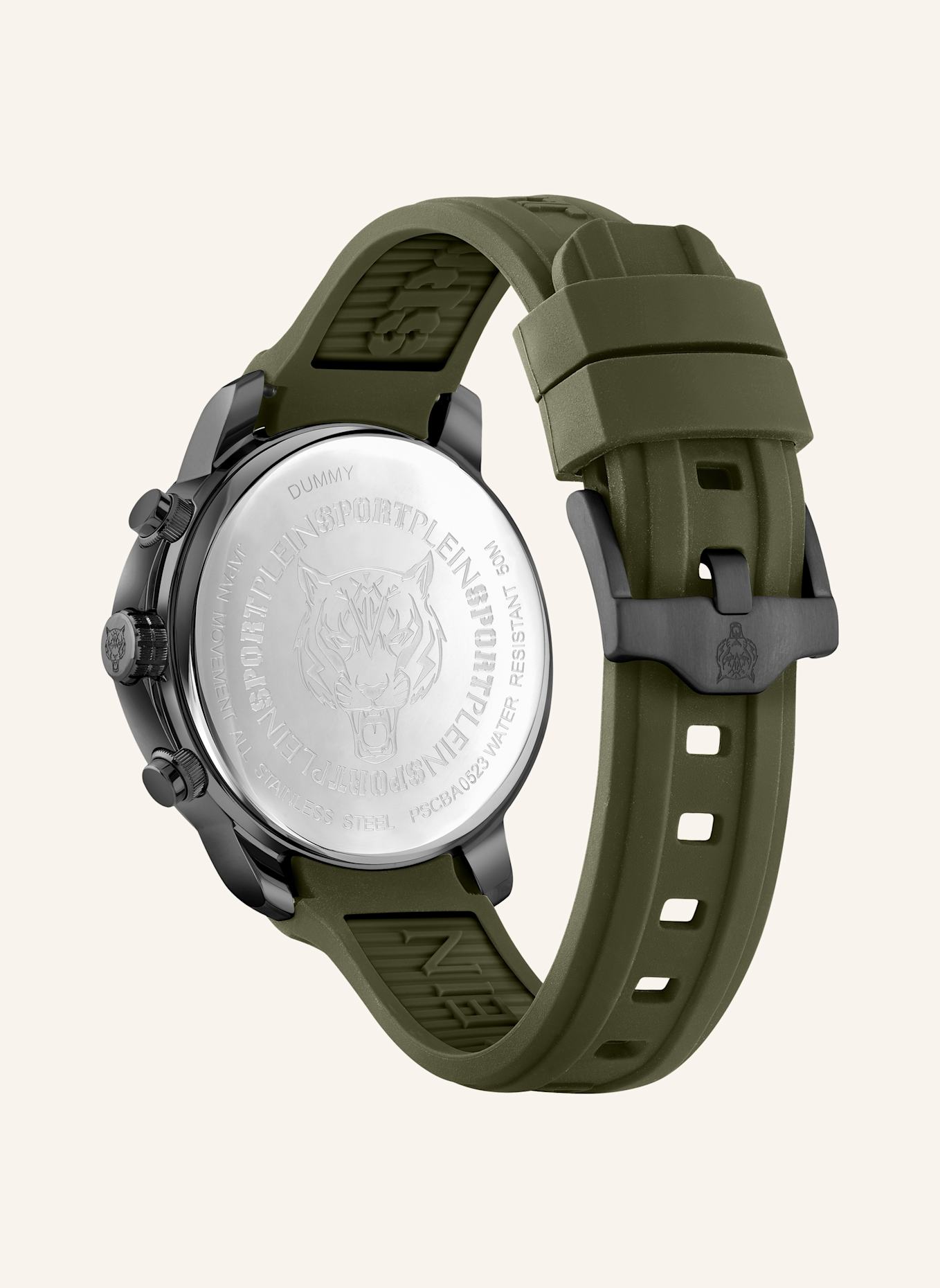 PLEIN SPORT Armbanduhr GAIN: SCHWARZ