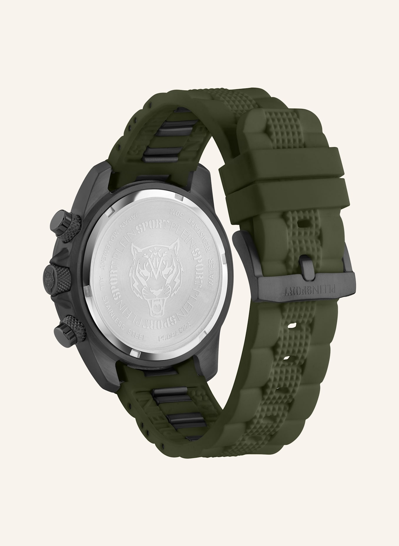 PLEIN SPORT Armbanduhr HURRICANE CHRONO: SCHWARZ/ GRÜN