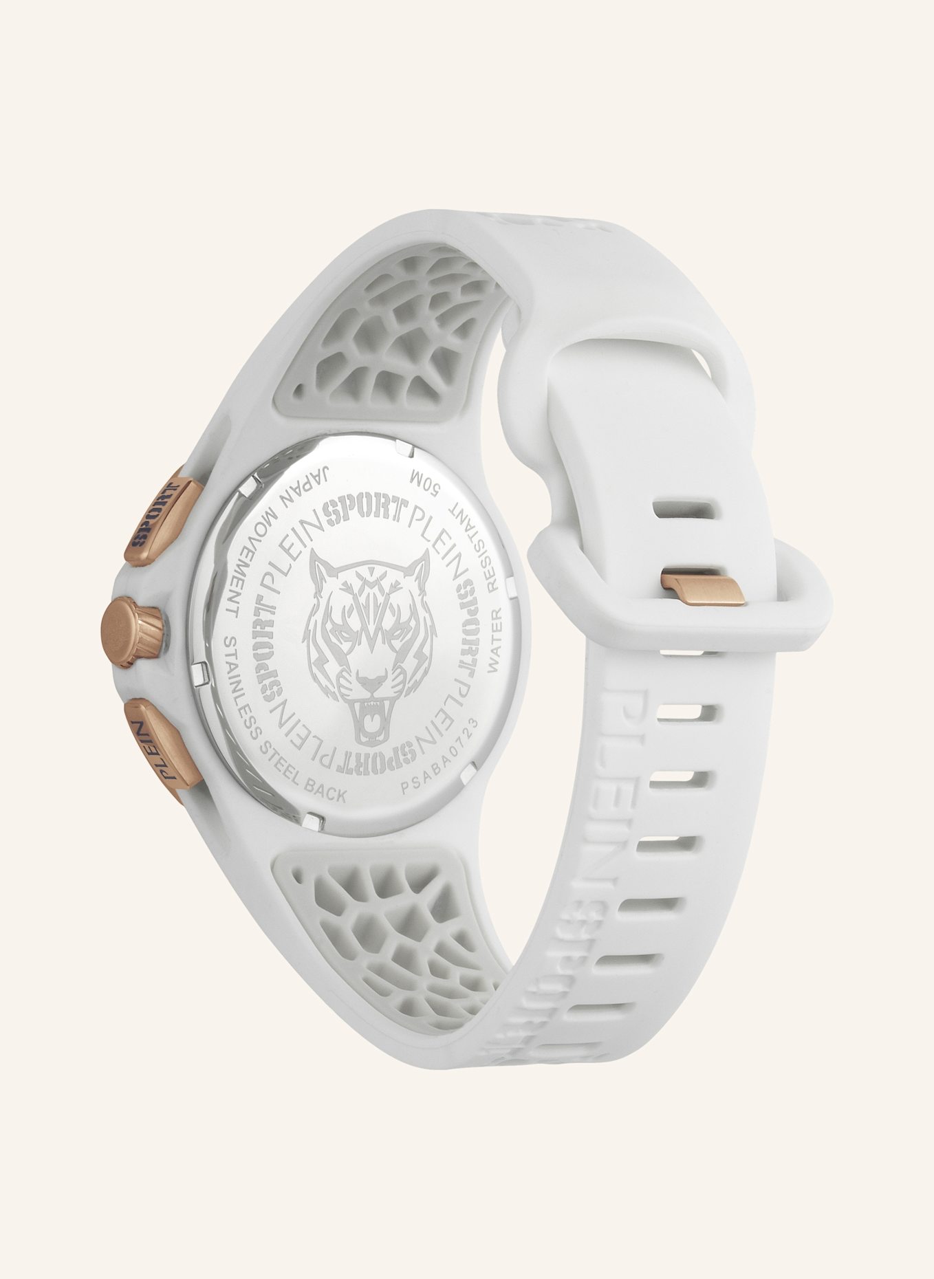 PLEIN SPORT Armbanduhr THUNDERSTORM CHRONO: WEISS